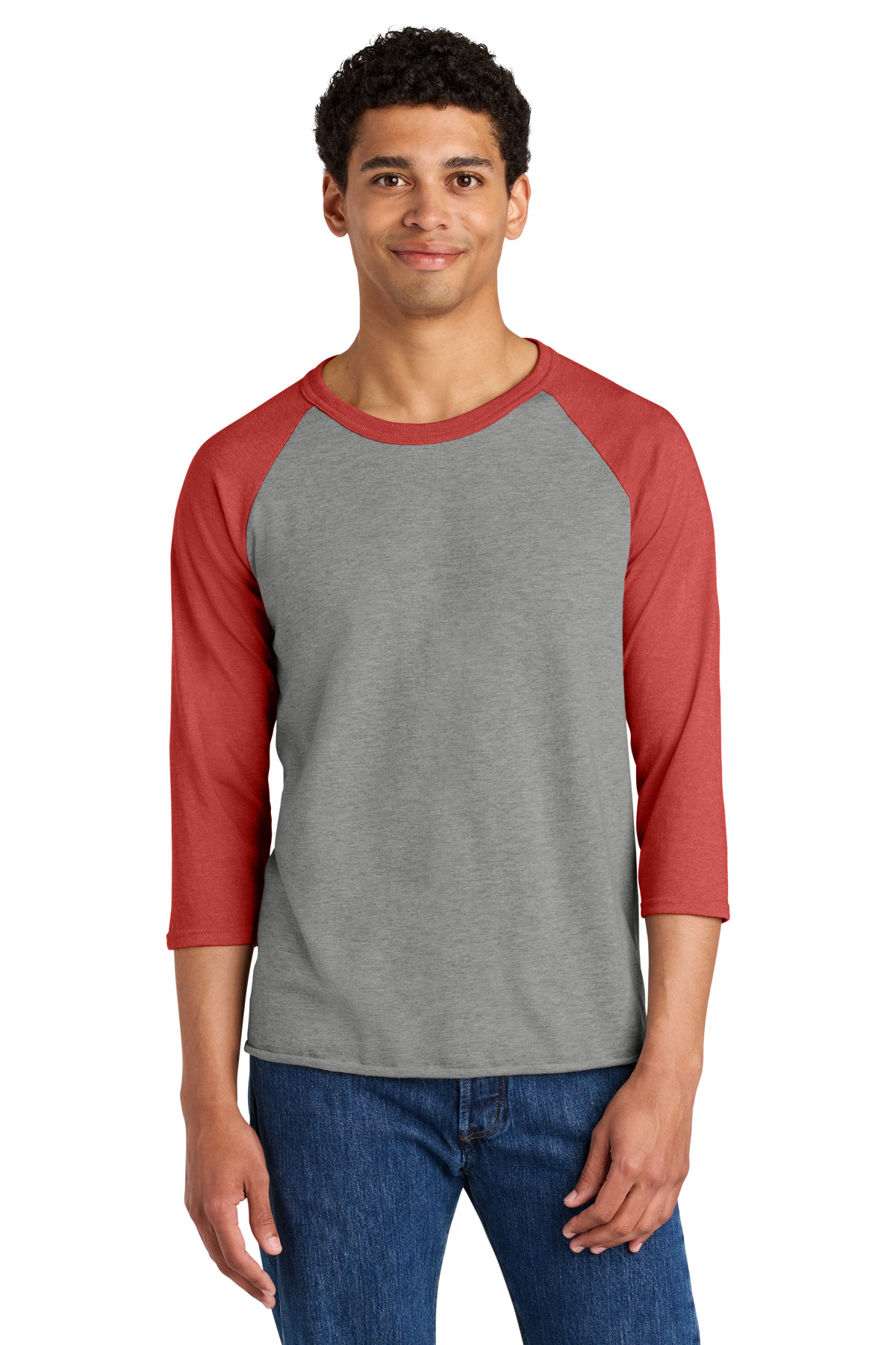 Jerzees Unisex Premium Blend Combed Ring Spun 3/4-Sleeve Raglan 560R 58