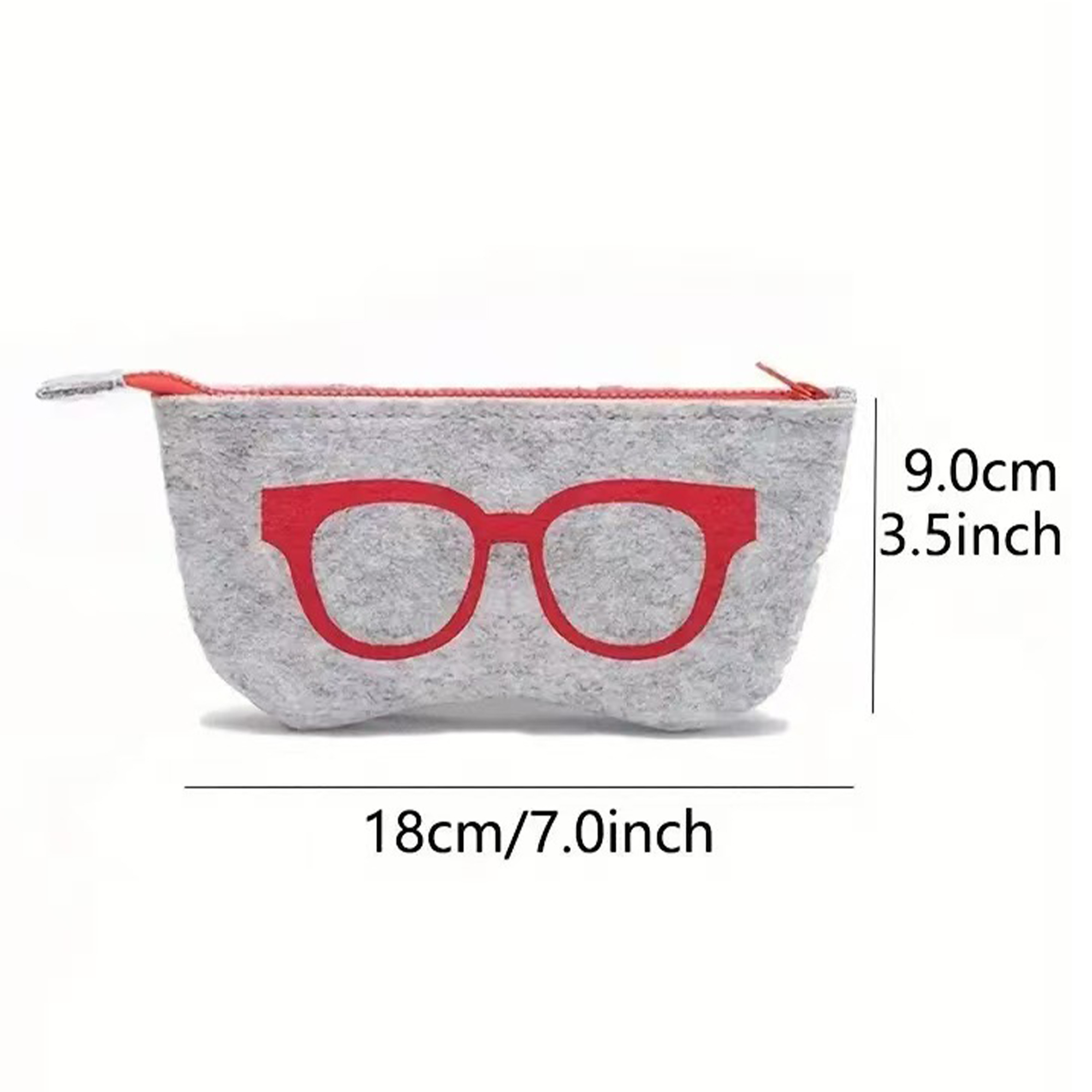 Other Fabric Customizable Felt Glasses Case 2