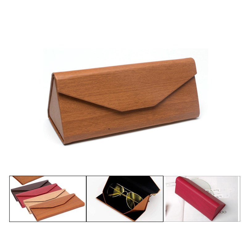 Foldable Triangular Eyeglass Sunglass Case 1