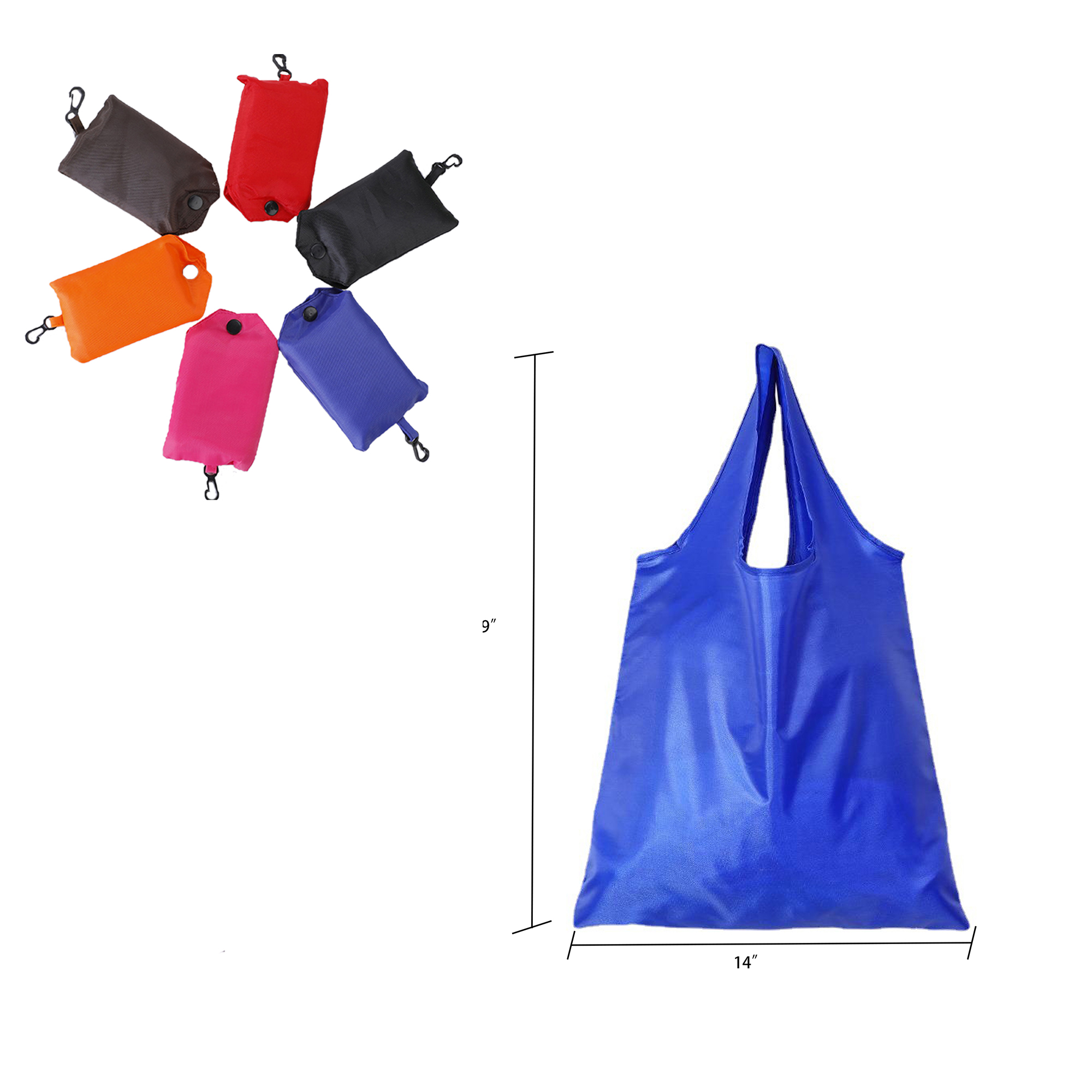 190T Oxford Cloth Waterproof Foldable Shopping Bag 1