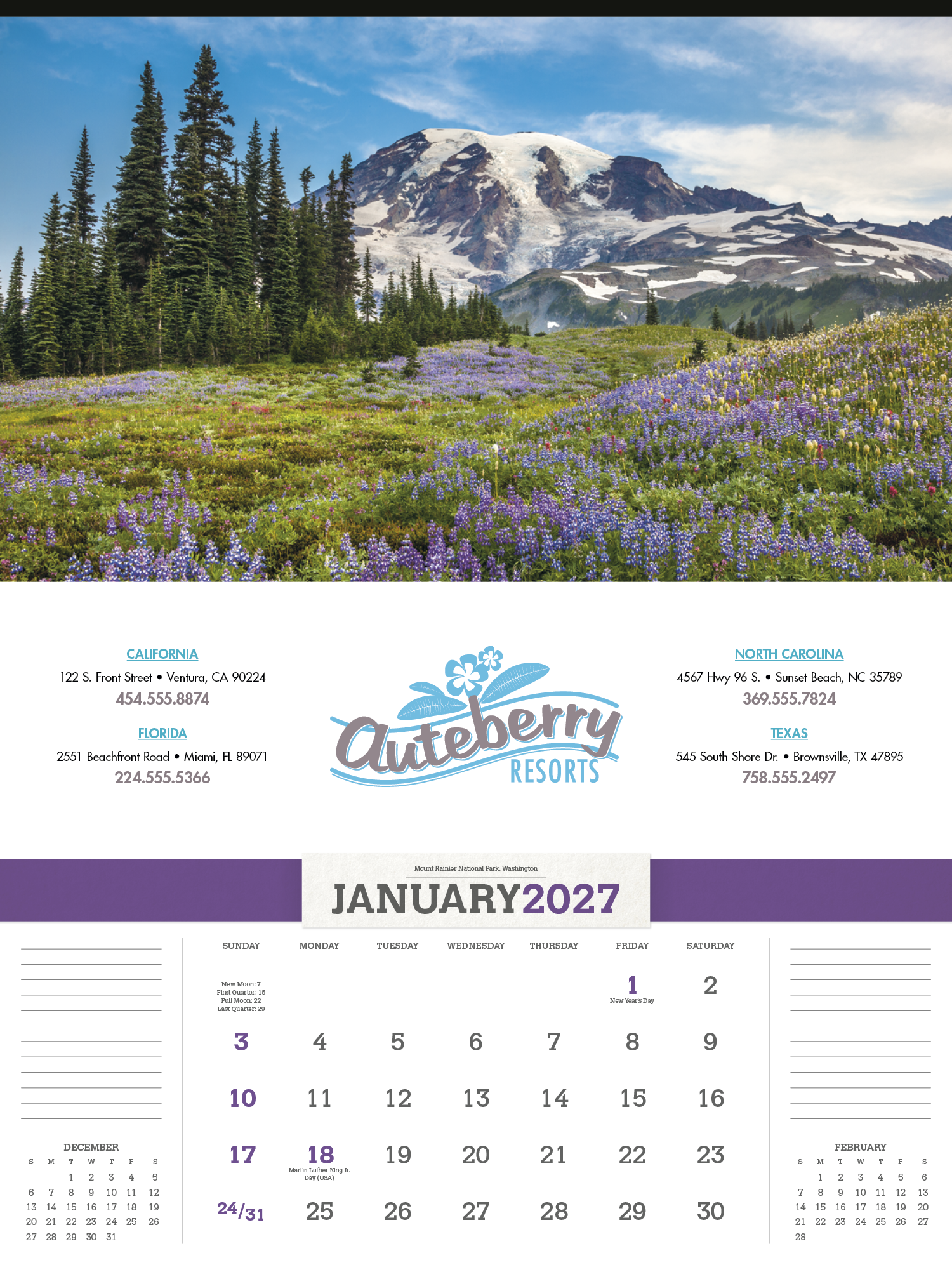 Triumph® Calendars American Splendor without Date Blocks Calendar 33