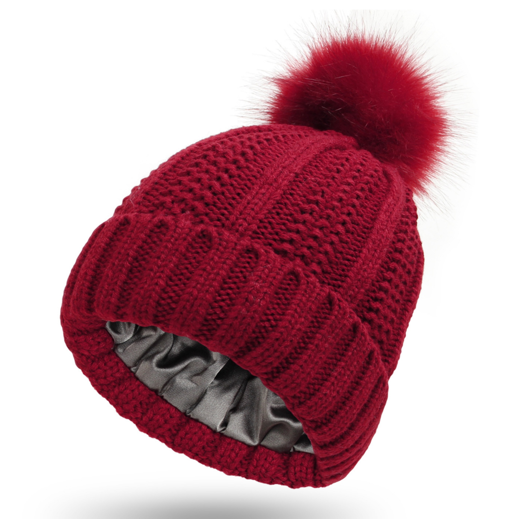 Winter Thick Cable Knit Beanie 8