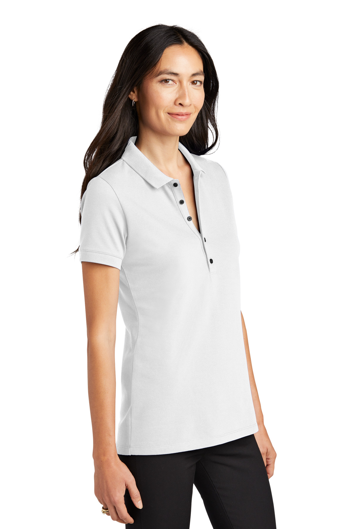 Mercer+Mettle Women's Stretch Heavyweight Pique Polo MM1001 14