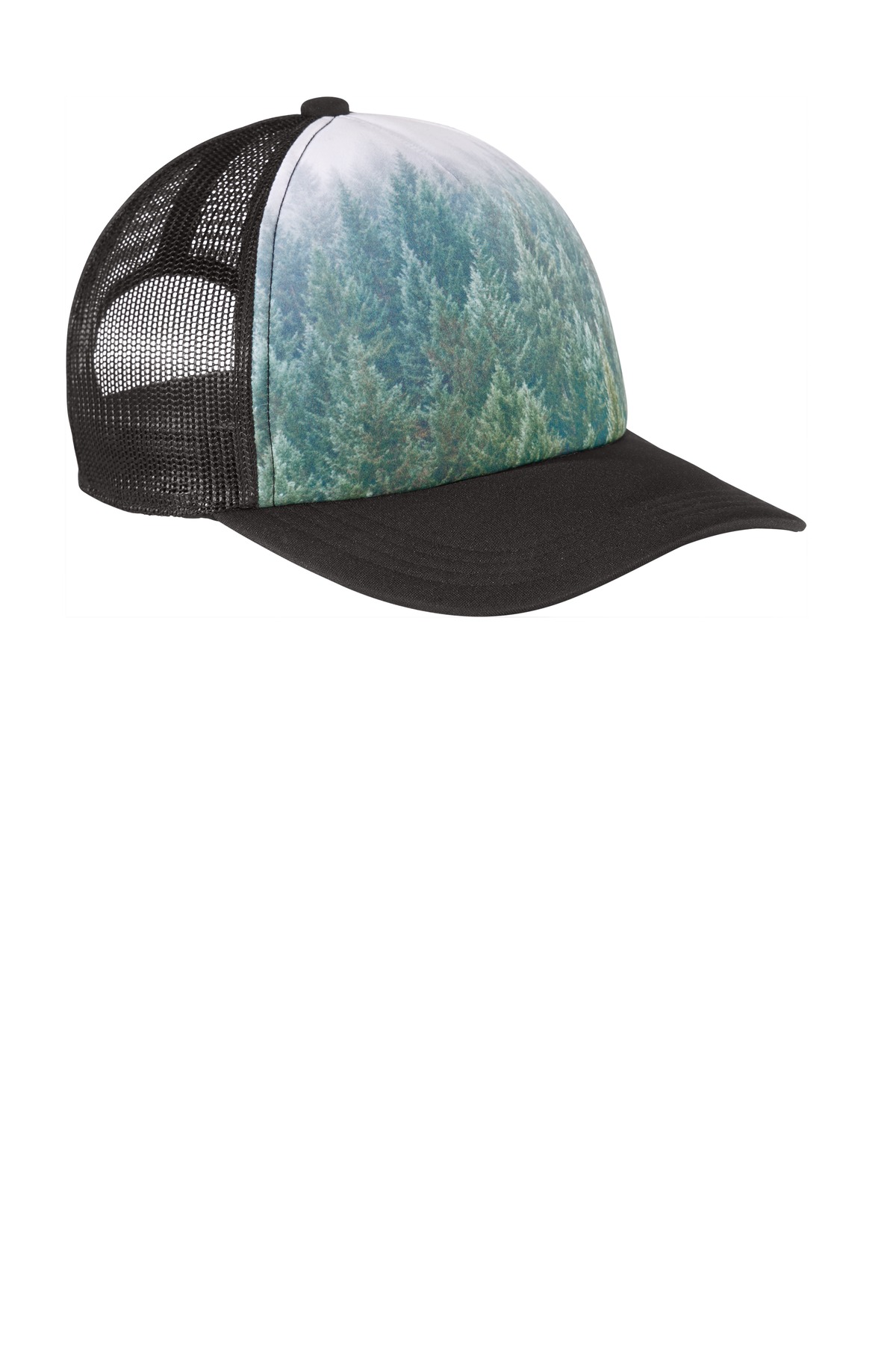 Port Authority Photo Real Snapback Trucker Cap C950 2