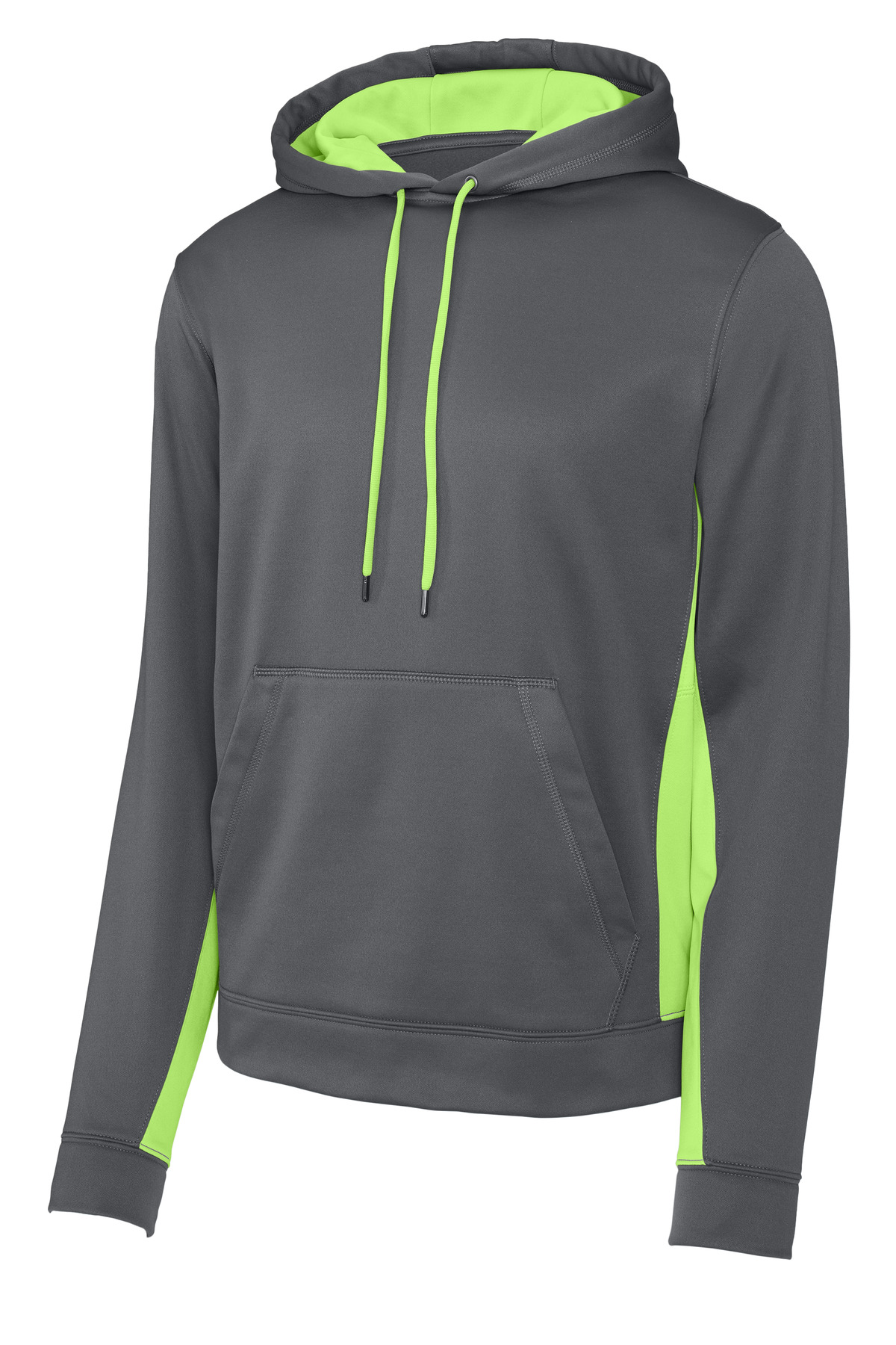Sport-Tek Sport-Wick Fleece Colorblock Hooded Pullover. ST235 39