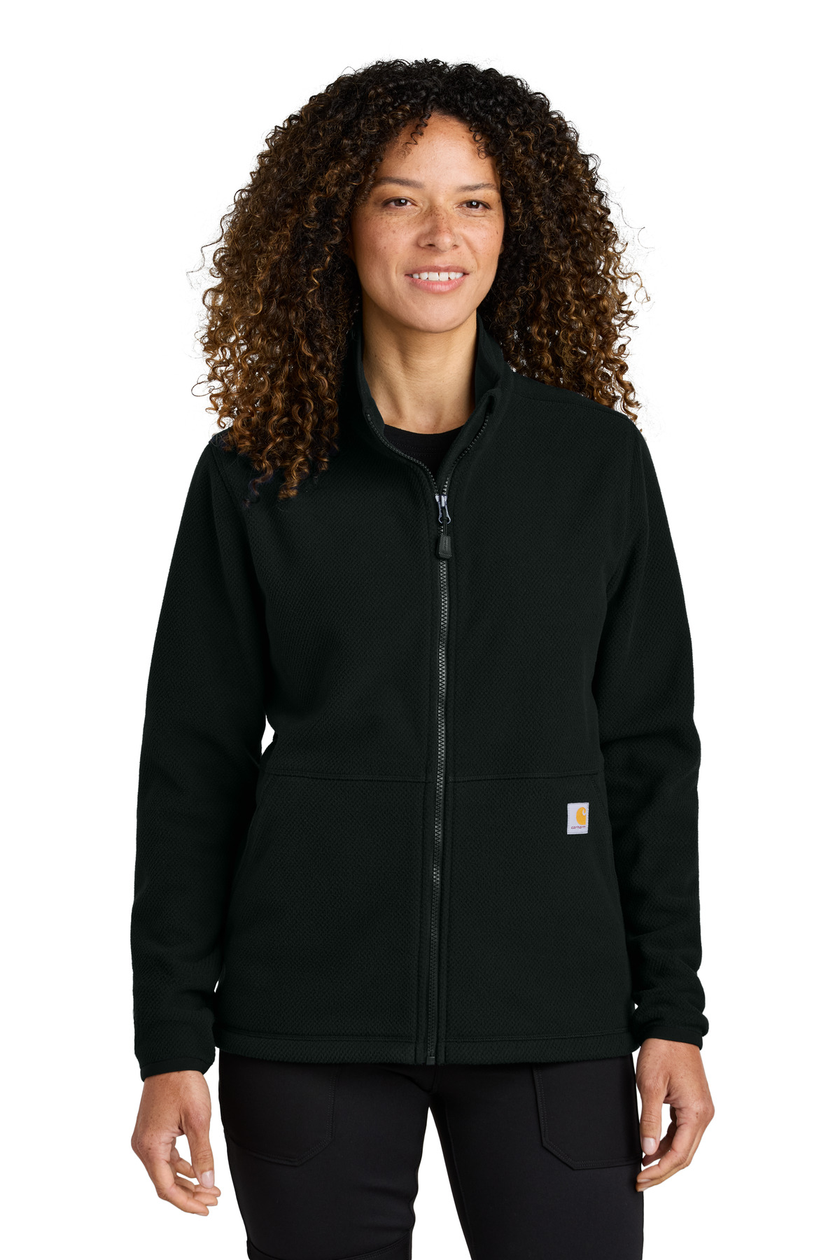 Carhartt® Women's Textured Full-Zip Fleece Jacket 8