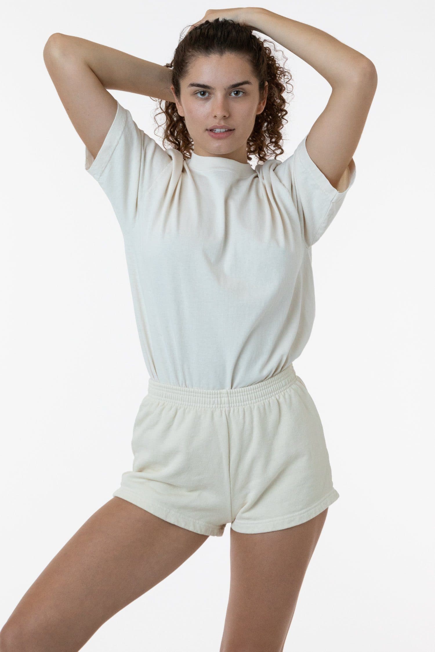 14 OZ GARMENT DYE HEAVY FLEECE SHORT SHORTS 13