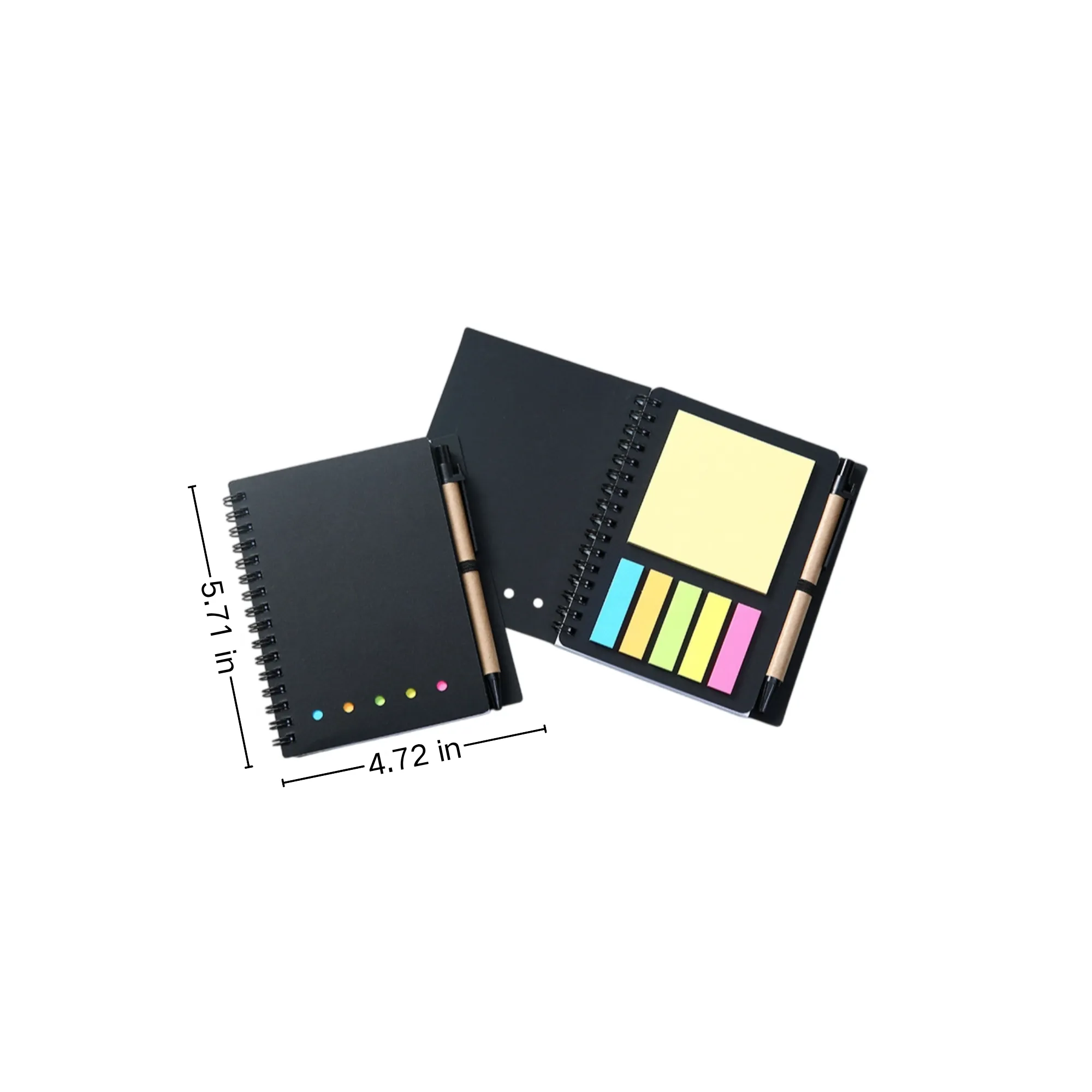 Coil Notebook With Sticky Notes 4