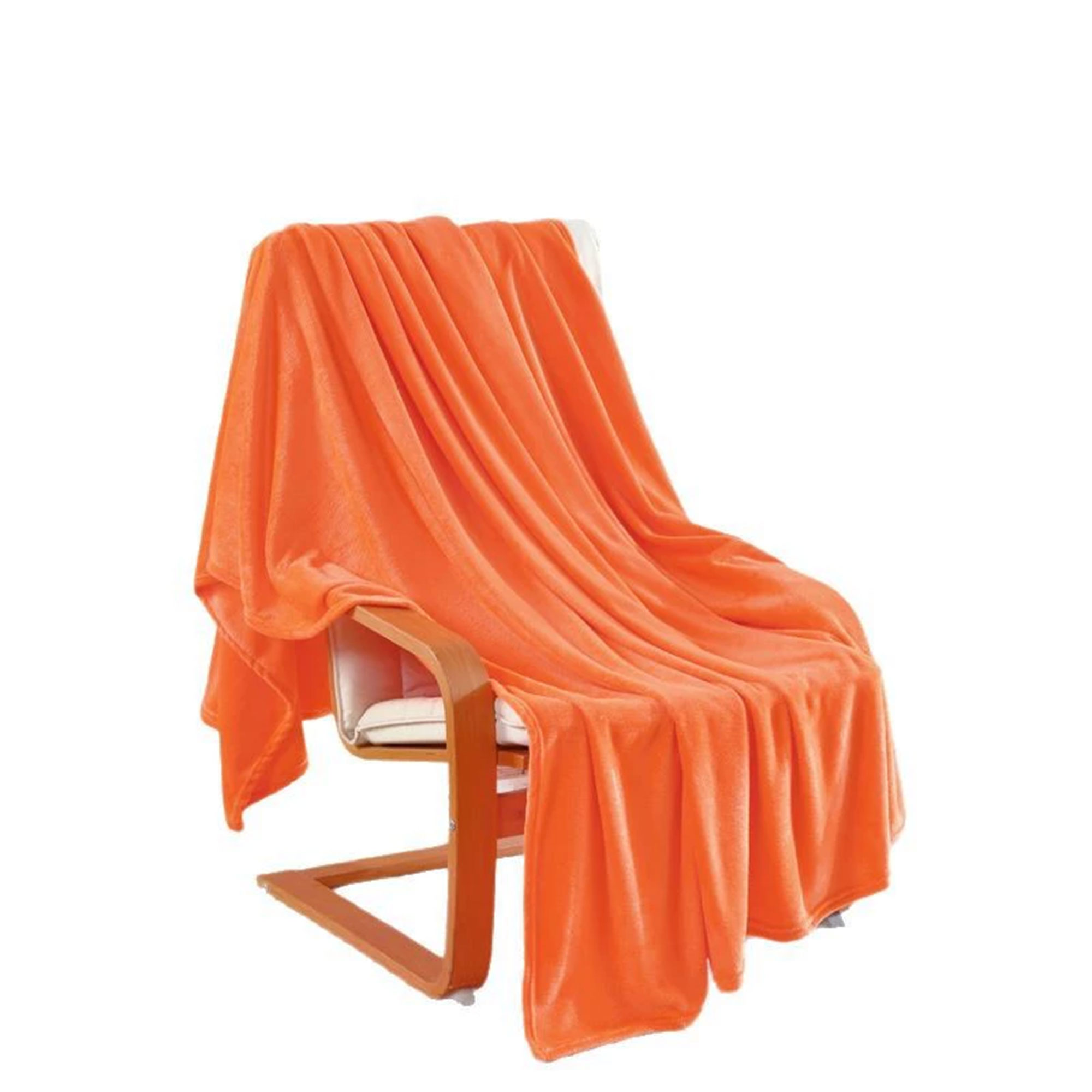 Versatile 200GSM Solid Fleece Sofa Blanket 2