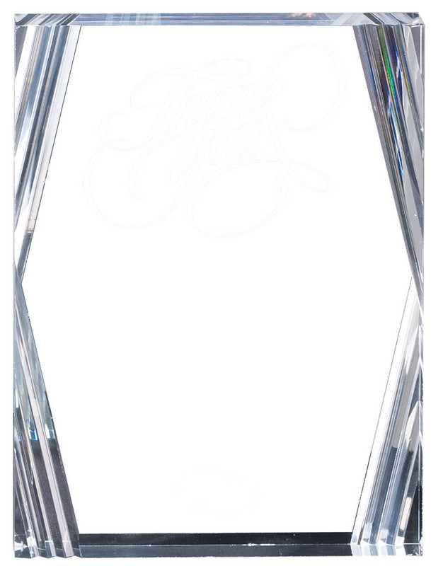 6" X 8" Clear Desk Award 2