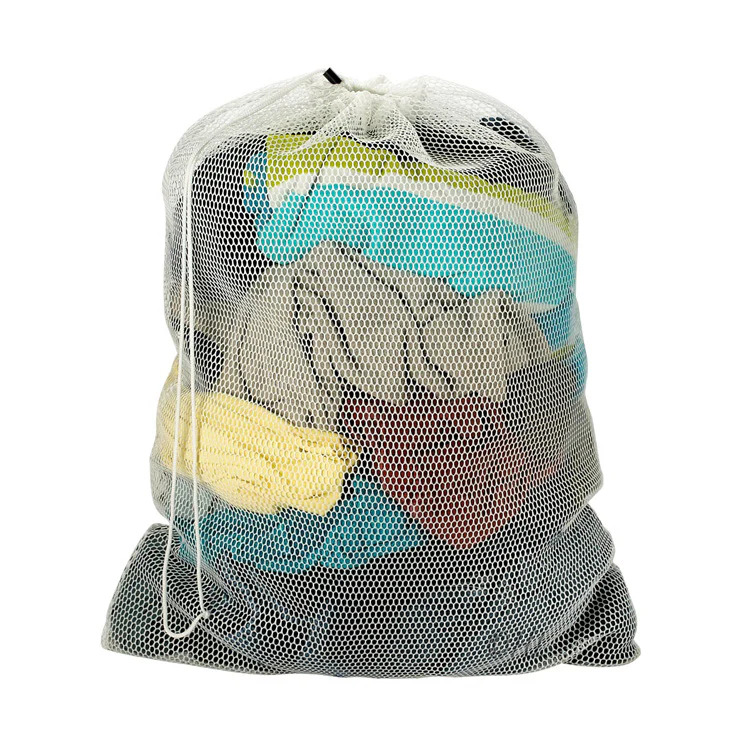 3.3ft All Mesh Washing Bag Drawstring Laundry Bag 3