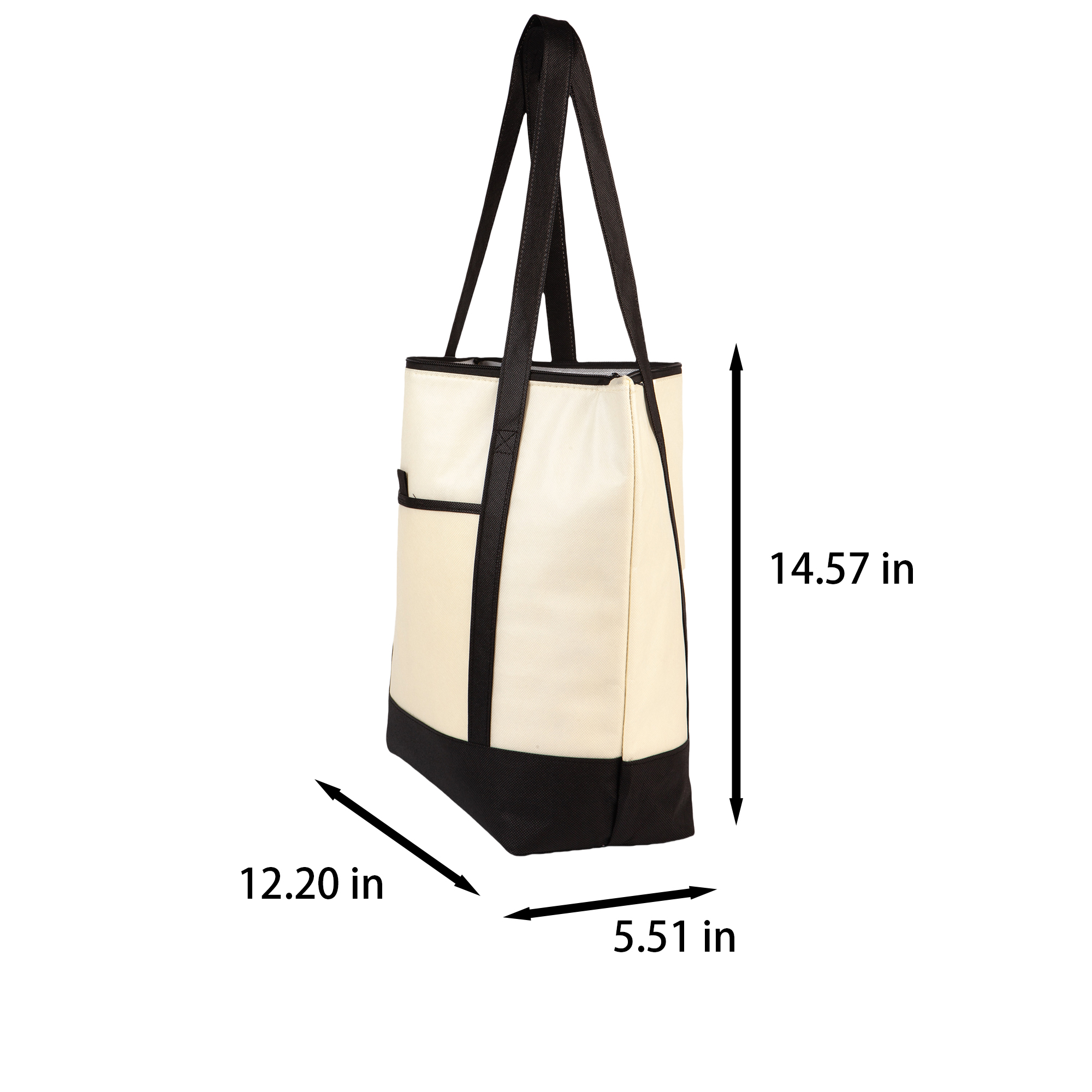 Other Fabric Solid Color Spliced Handbag 4