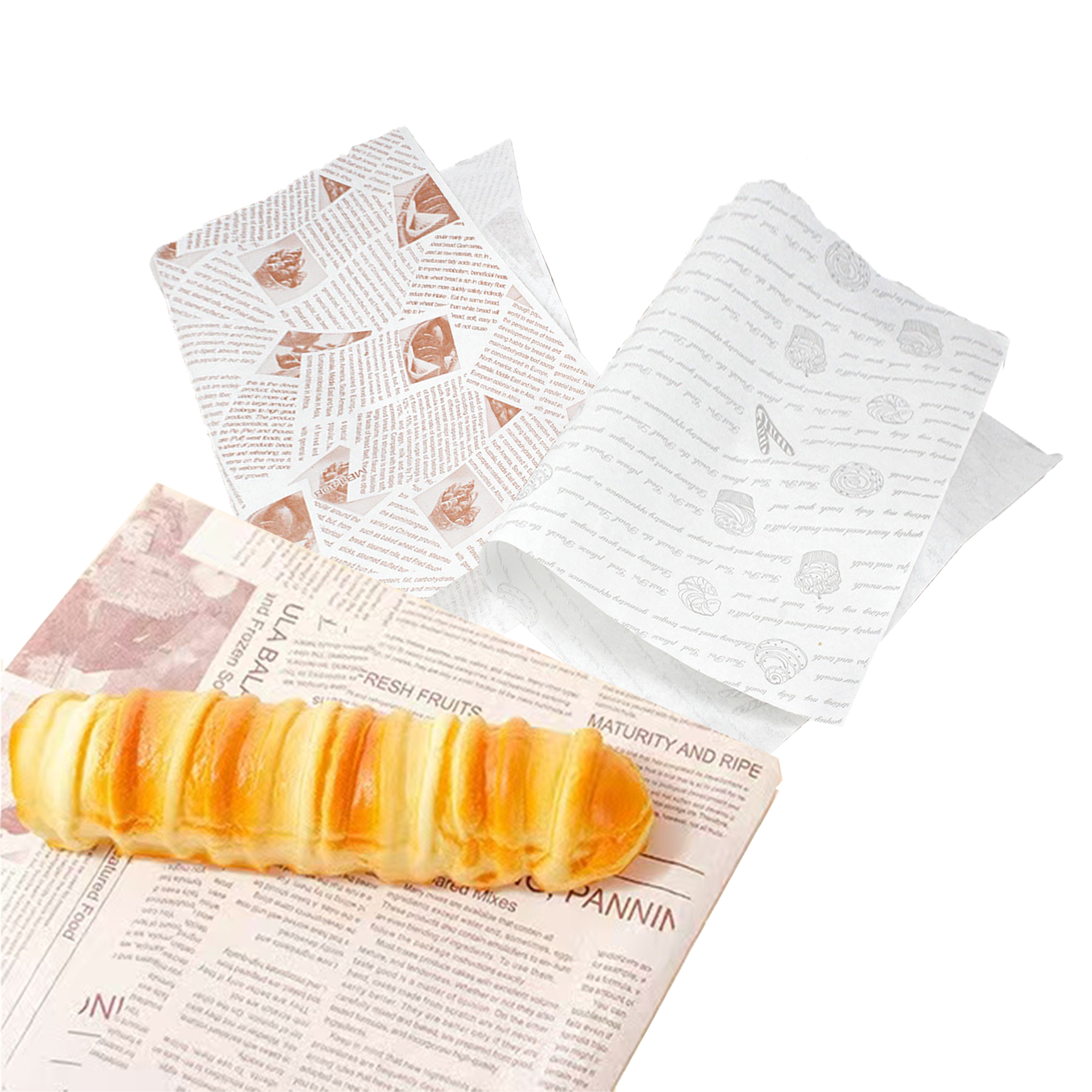 Paper Food Wrappers MOQ 1000 2