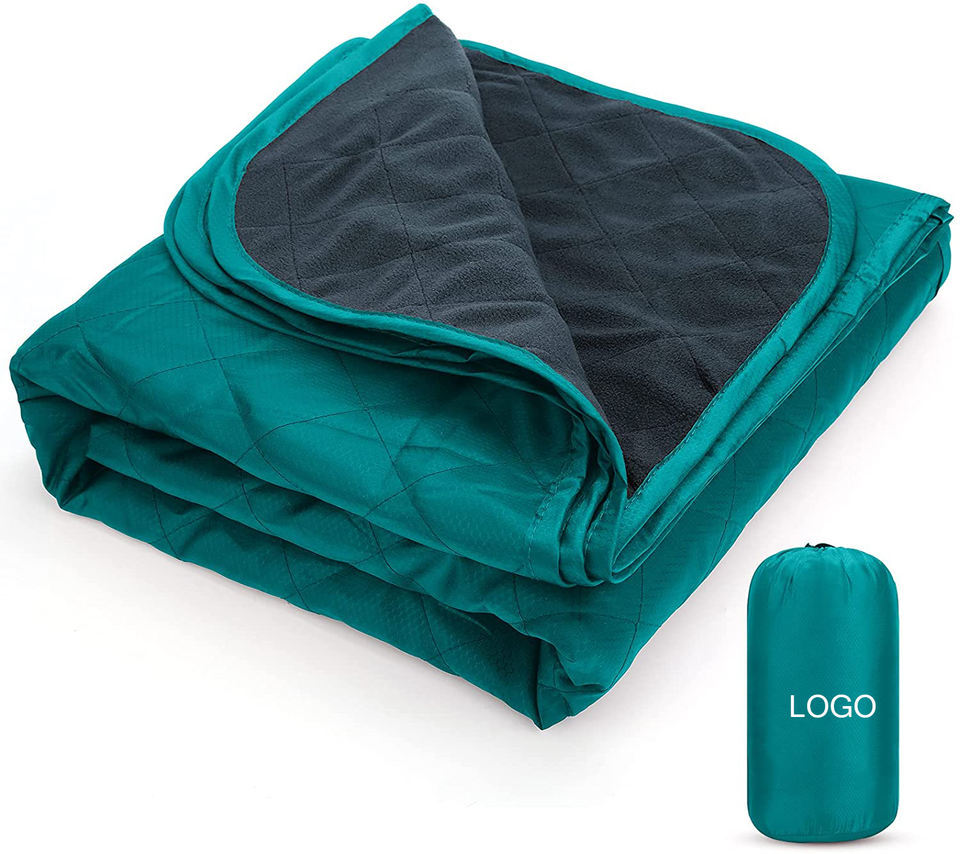 Waterproof Polar Fleece Foldable Camping Trip Blanket 7