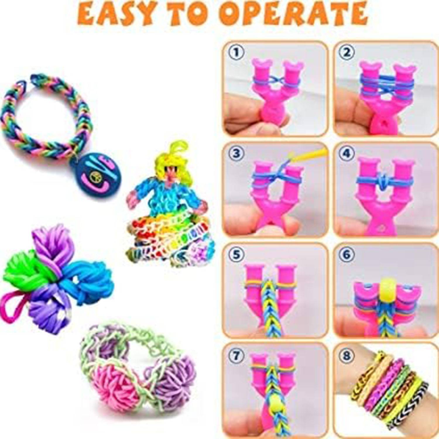 1800+ Rubber Band Bracelet Kit 2