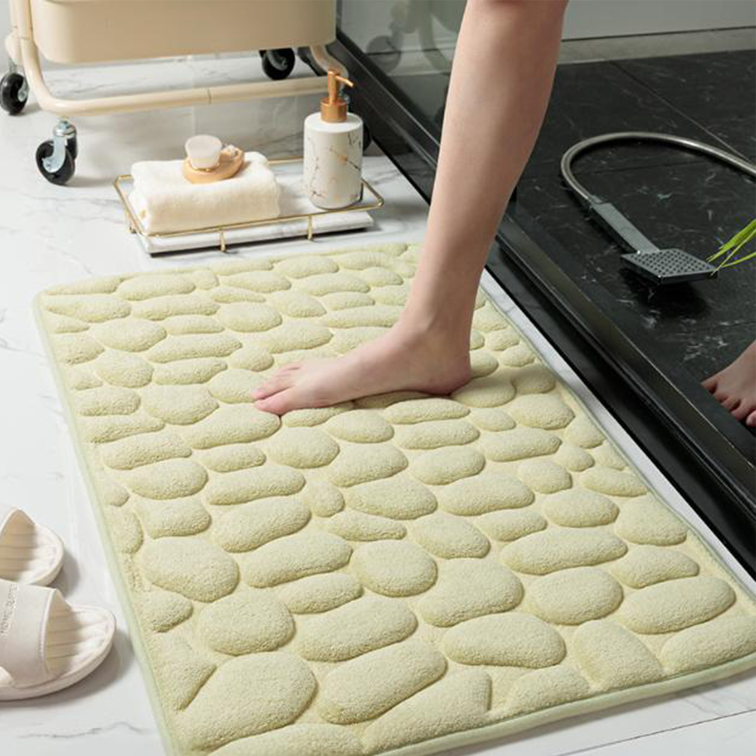Non-slip Doormat at the Entrance of Bathroom 7
