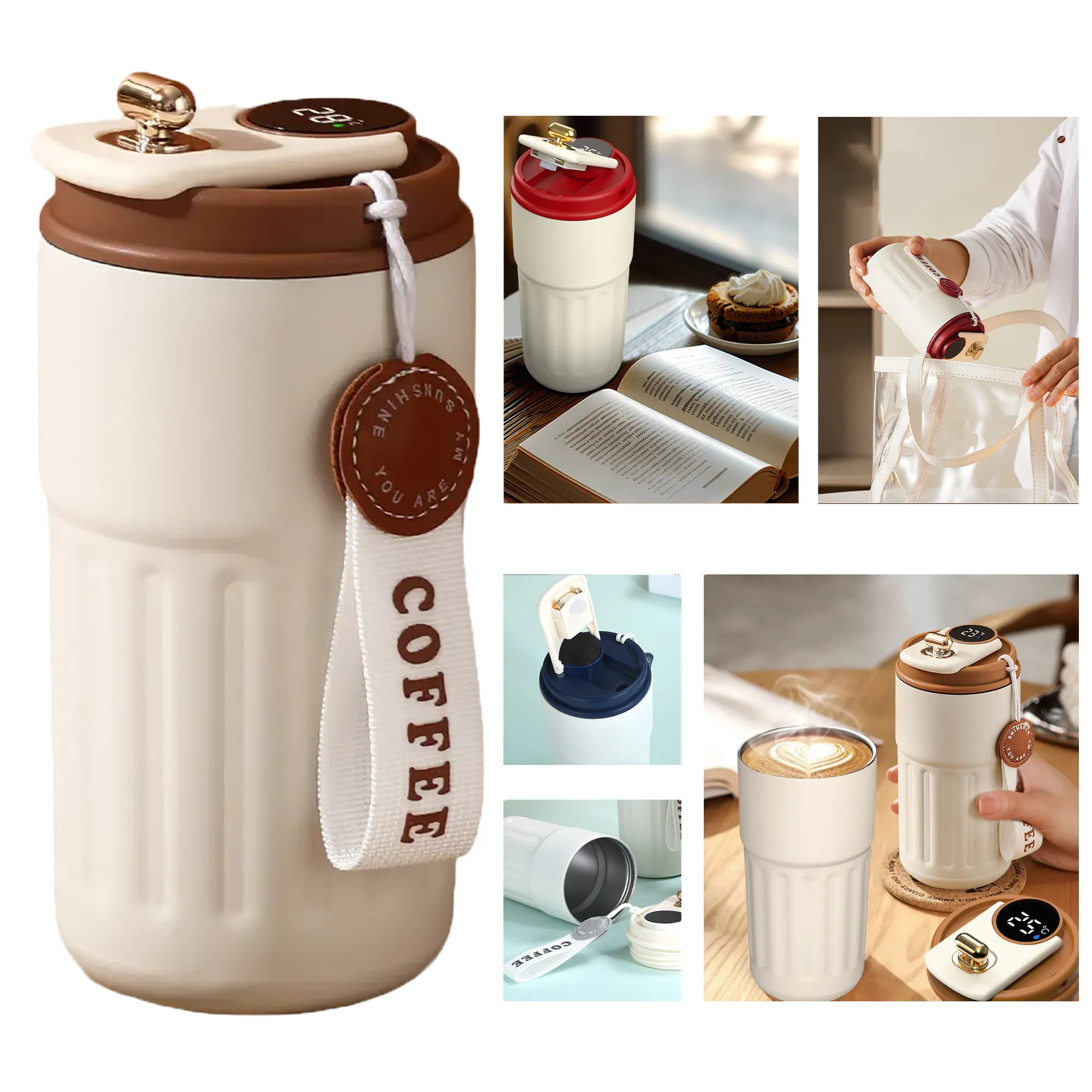 Temperature-controlled insulated coffee mugs 2