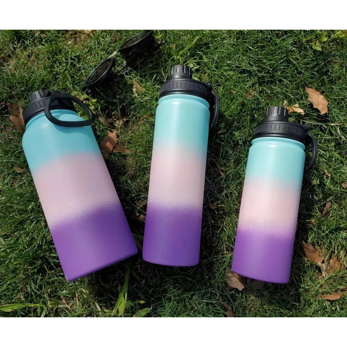 18Oz Rainbow Vacuum Insulated Stainless Steel Water Bottle 6