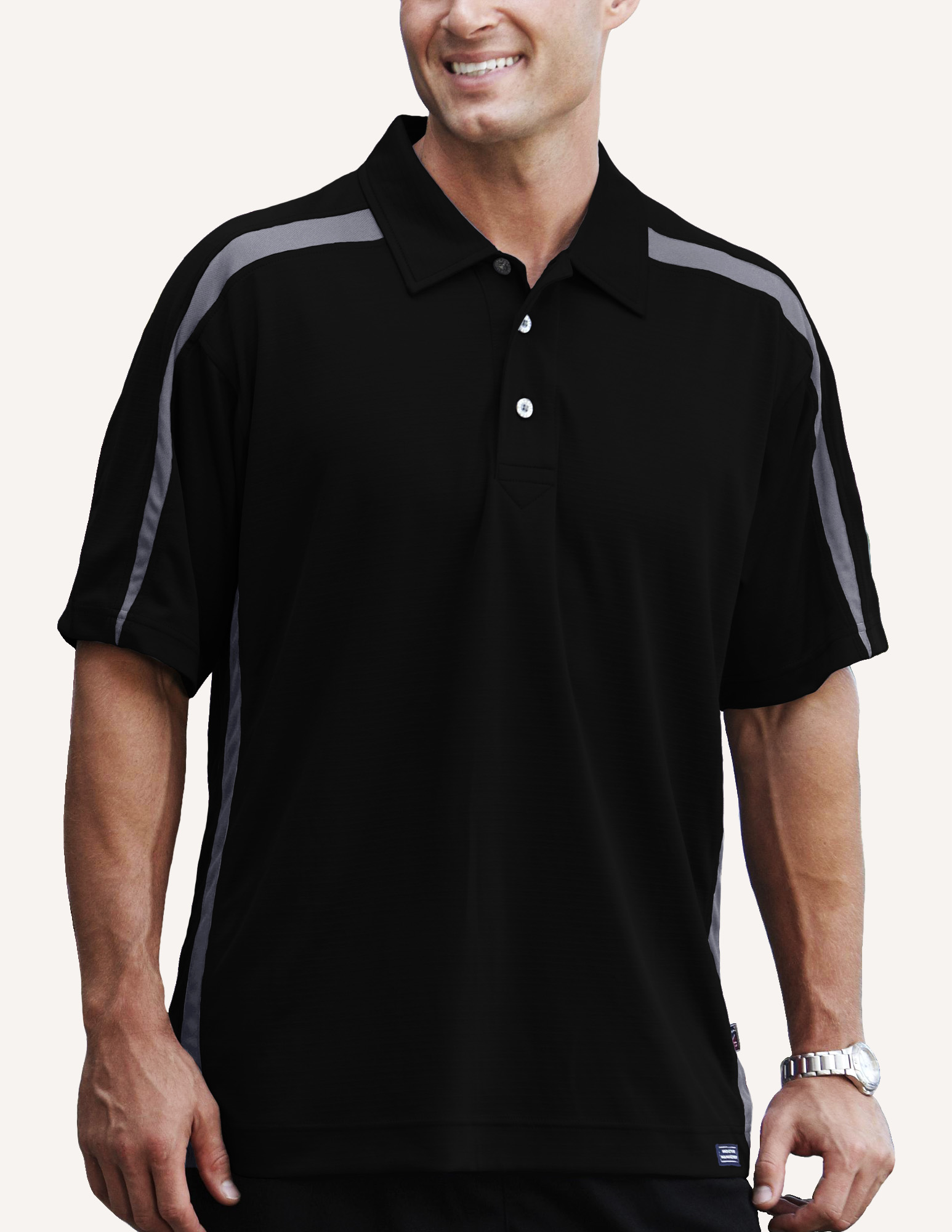 Men's Titan Converse Ottoman - Color Block Polo Shirt 21