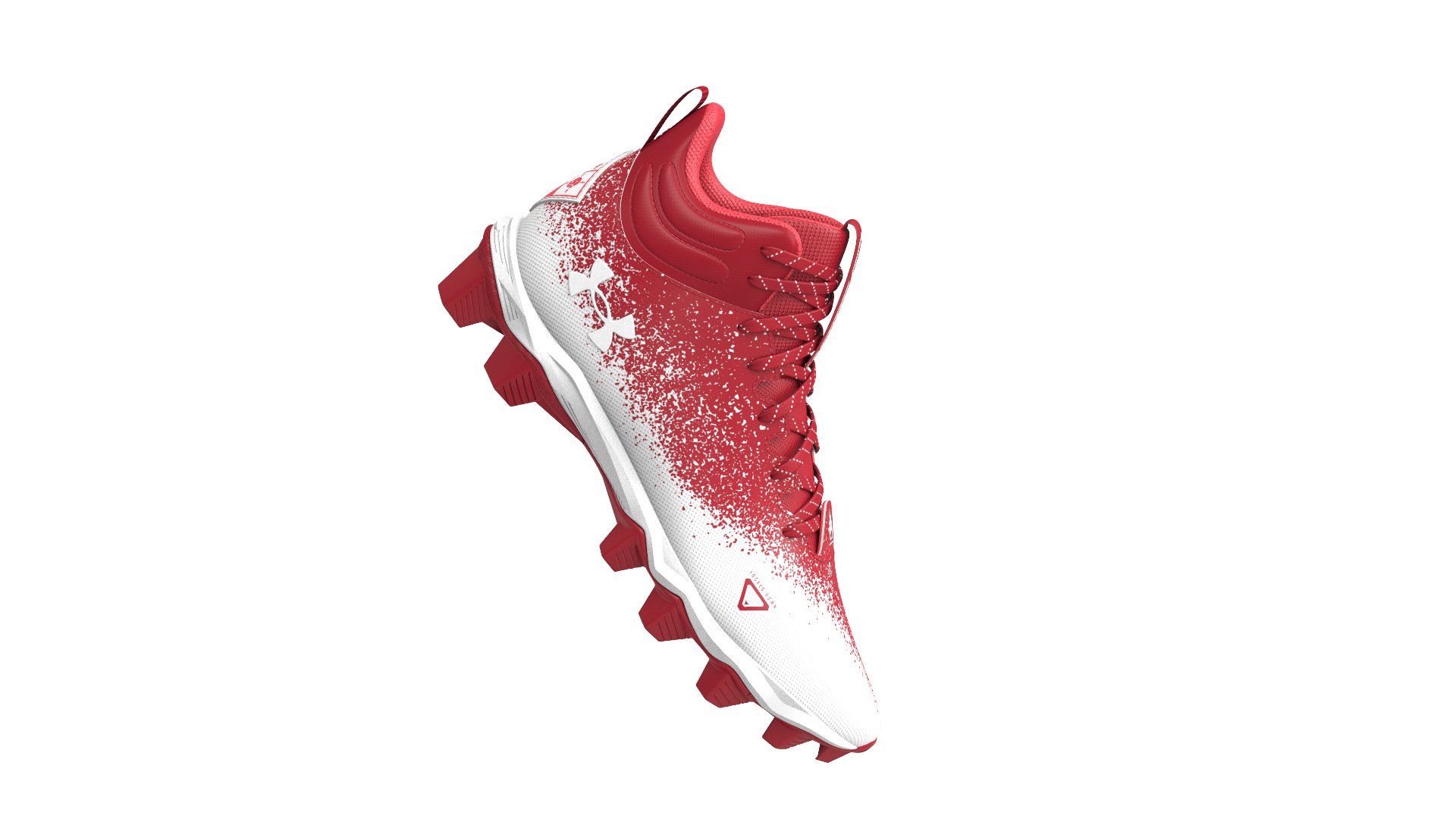 UA Spotlight Franchise RM 2.0 Jr. Boys' Football Cleats, custom youth shirt with logo imprint 3