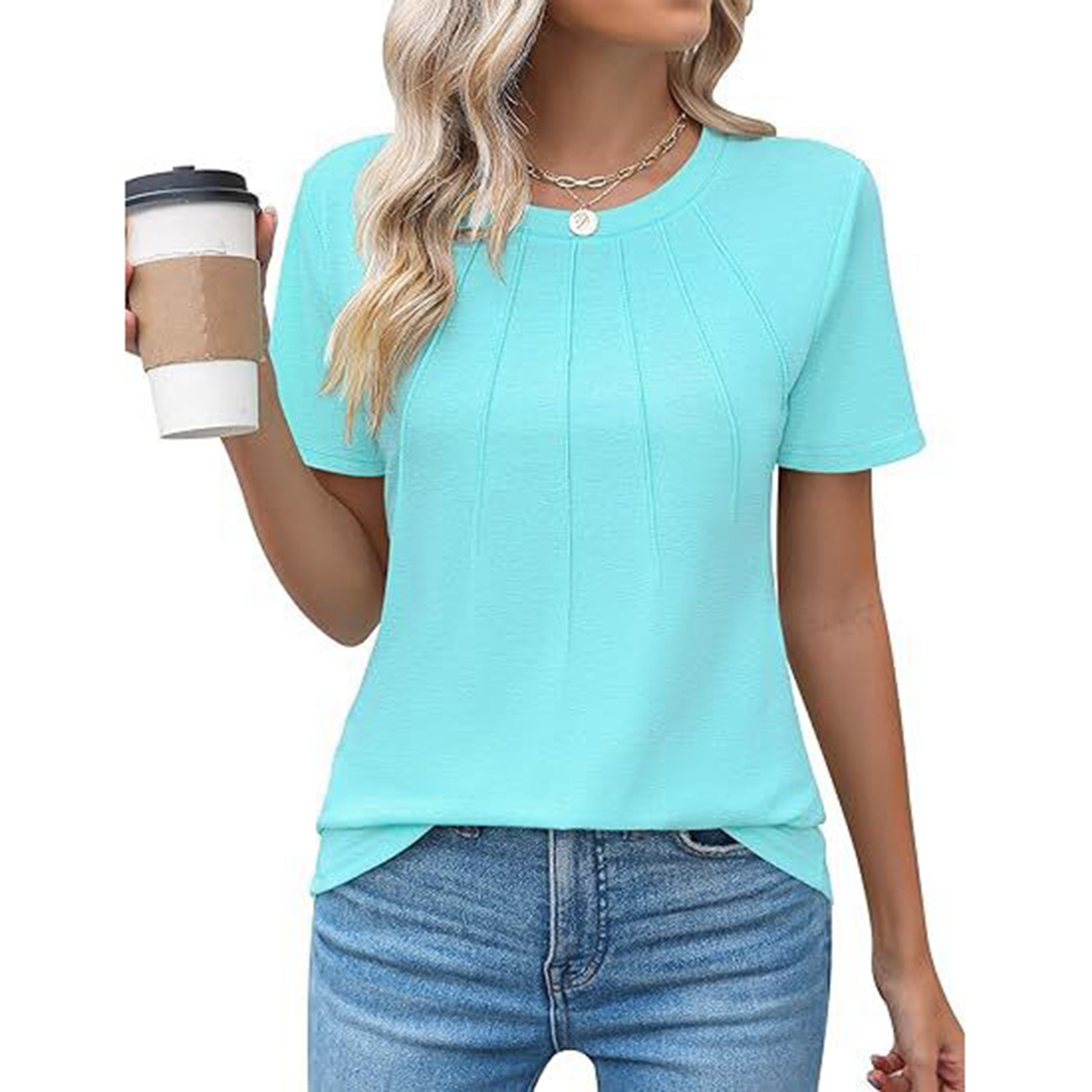 Blouses for Women Short Sleeve Shirts  3