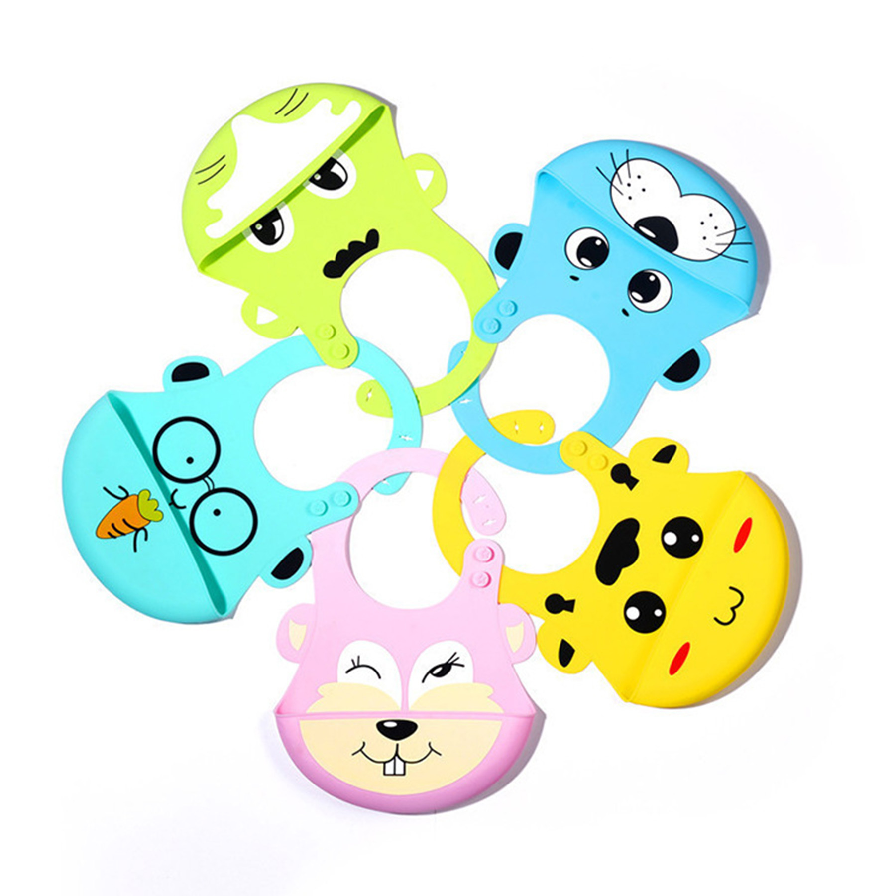 Silicone Baby Feeding Bib 3