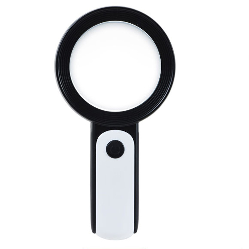 30X Handheld Magnifying Glass with 18LED Cold and Warm Light 12