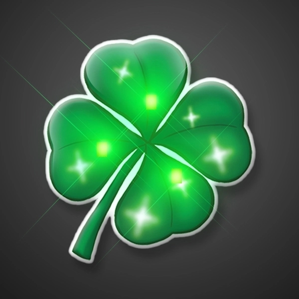Flashing 4 Leaf Clover Blinkies 3