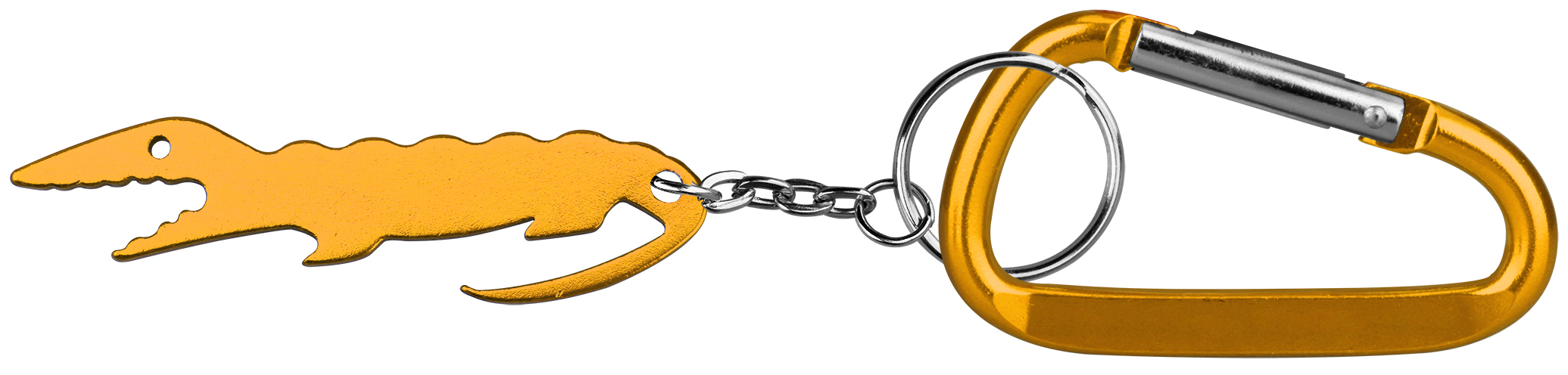Alligator Shape Bottle Opener Key Chain & Carabineer 4
