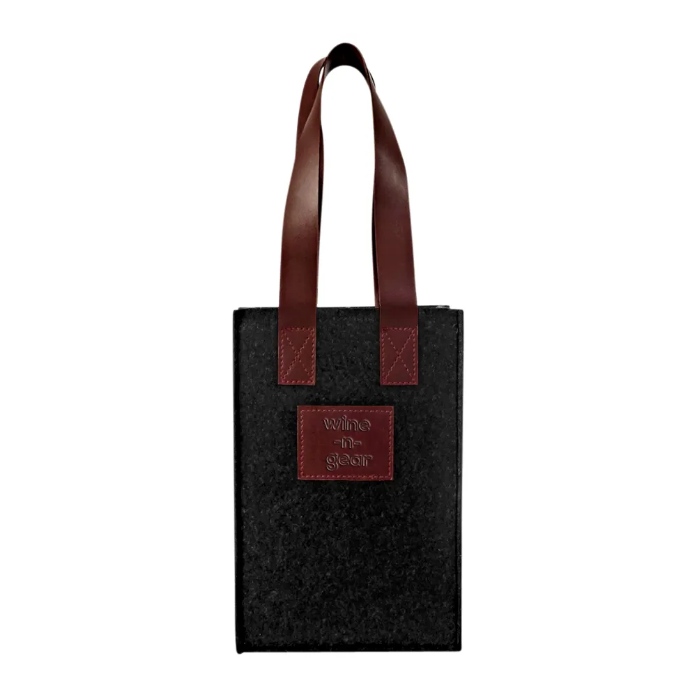 2-Bottle Felt Wine Tote 11