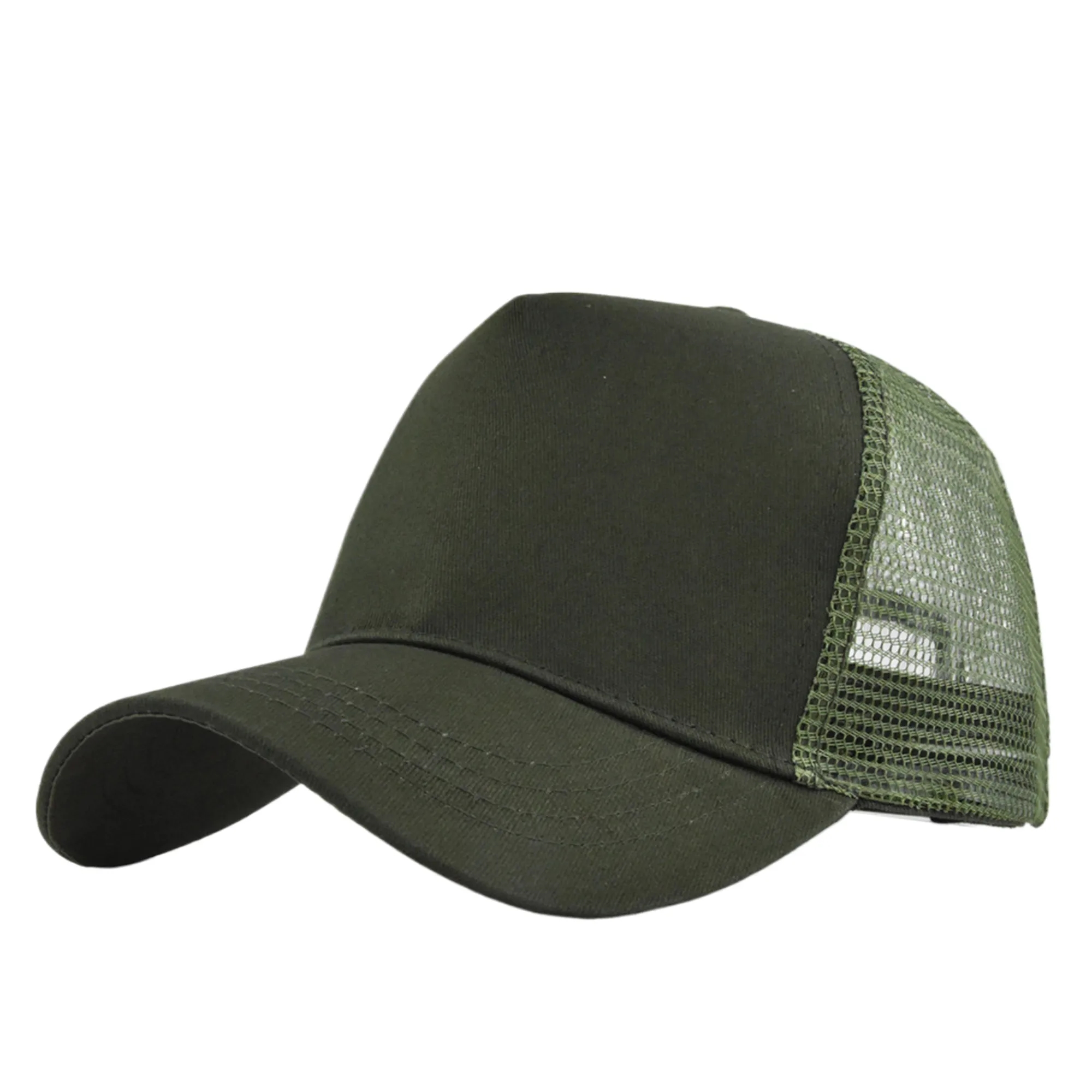 MOQ50 5 Panel Structured Mesh Baseball Cap 6