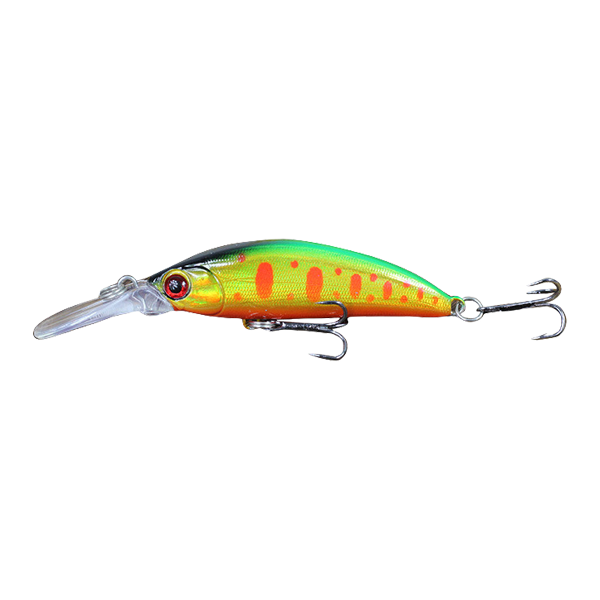 70mm 6g Diving Minnow Hard Lure with Long Lip for Long Casting Bass Pike Fishing 8