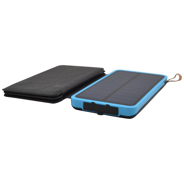 8000mAh 4 Solar Panel Power Bank W/Torch 36