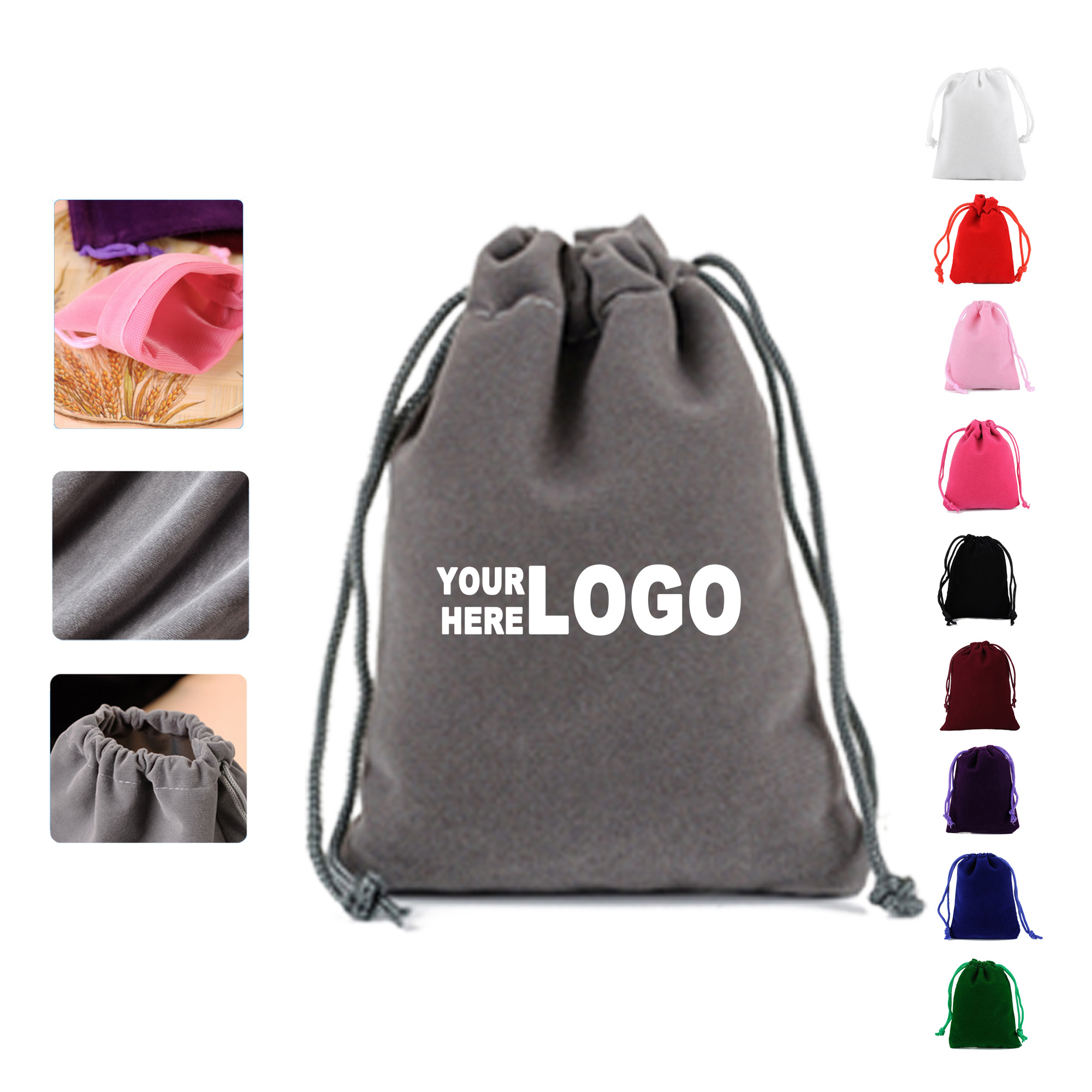 Velvet Drawstring Pouch Gift Bag 2