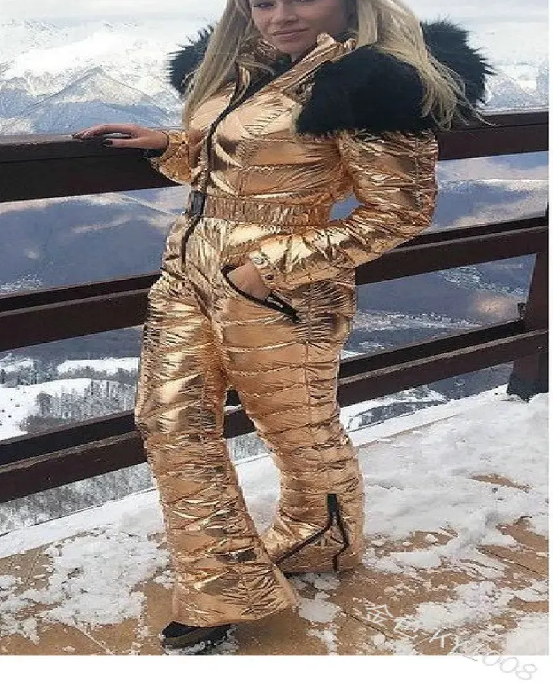 Women's Thick Warm Ski Suit Set 2