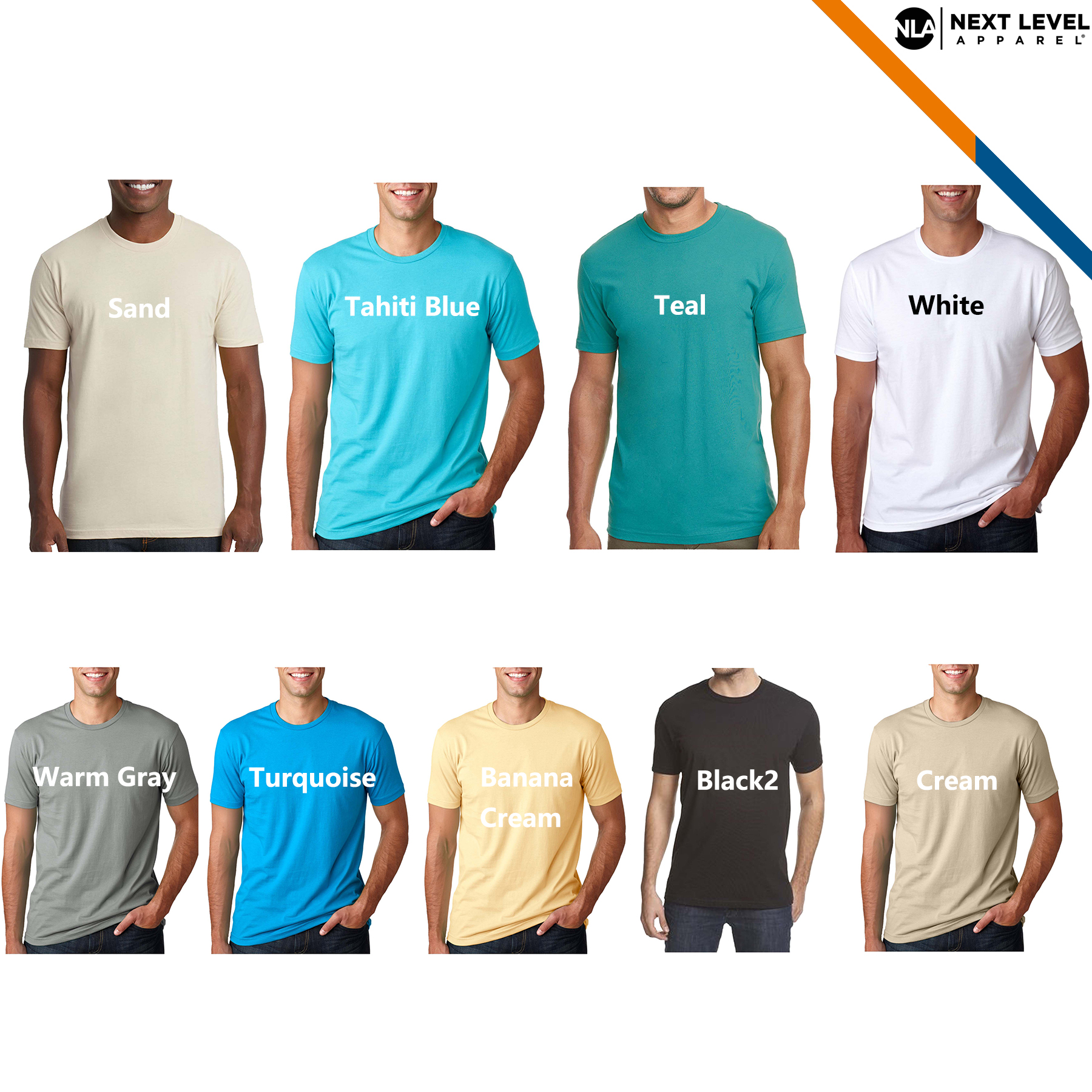 Next Level® 4.3 oz 100% Combed Cotton Jersey T-shirts 2