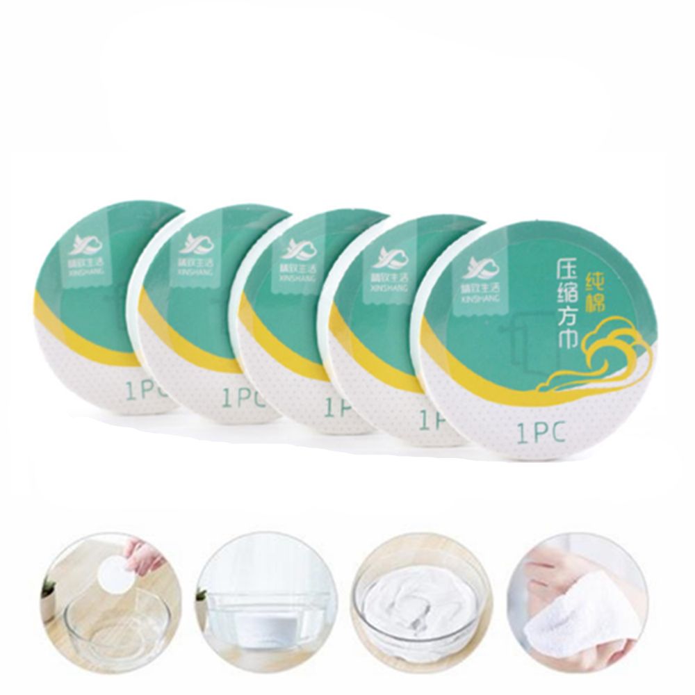 Disposable Compressed Travel Square Towel 4