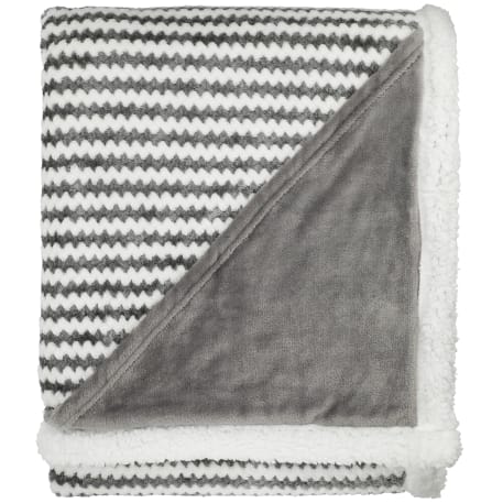 Field & Co.® Chevron Striped Sherpa Blanket 141