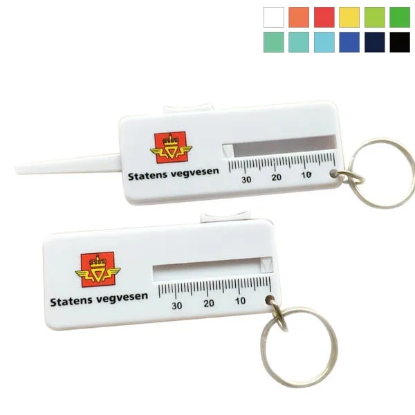 Tyre Tread Depth Gauge Keychain 3