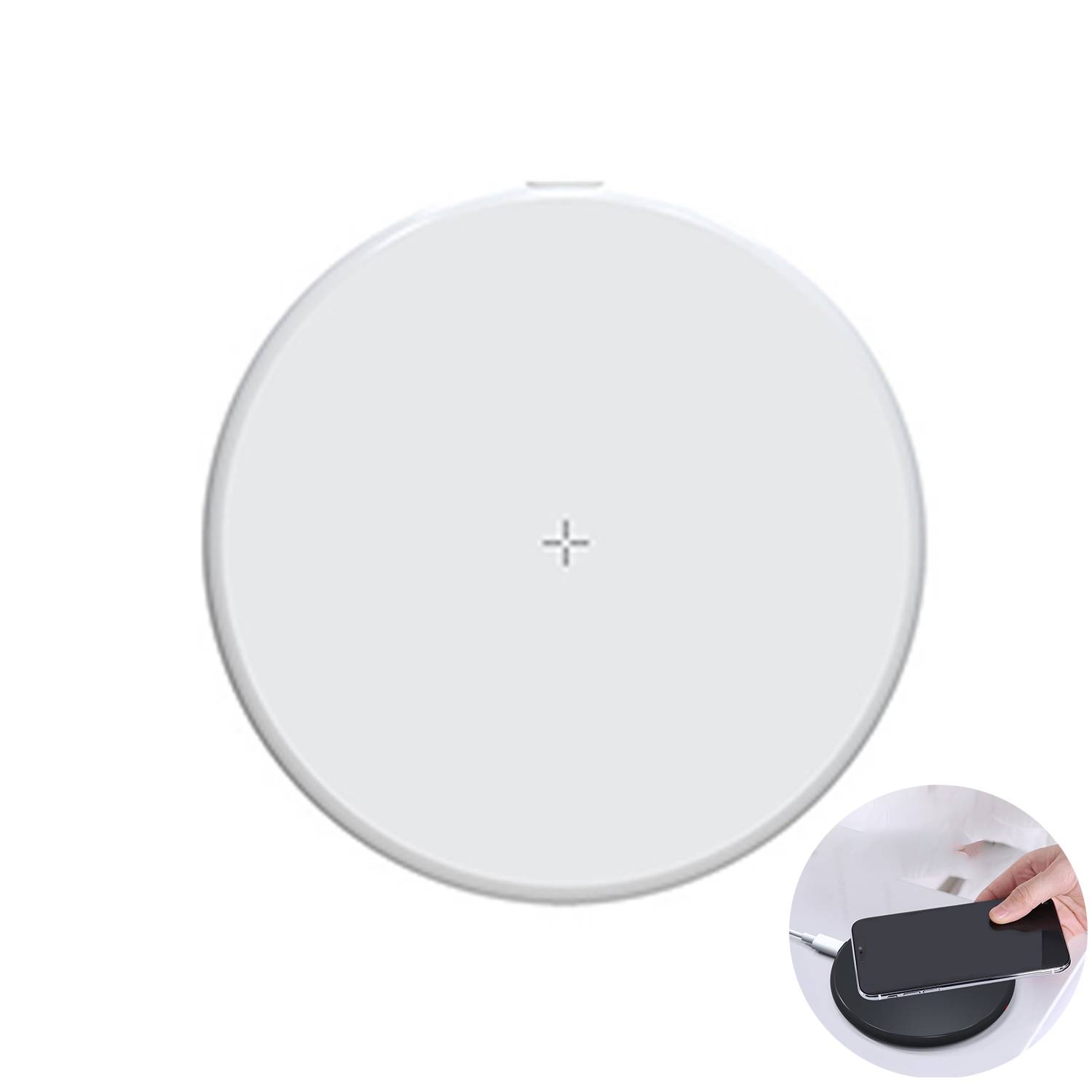 15W Round Desktop Wireless Charger 5