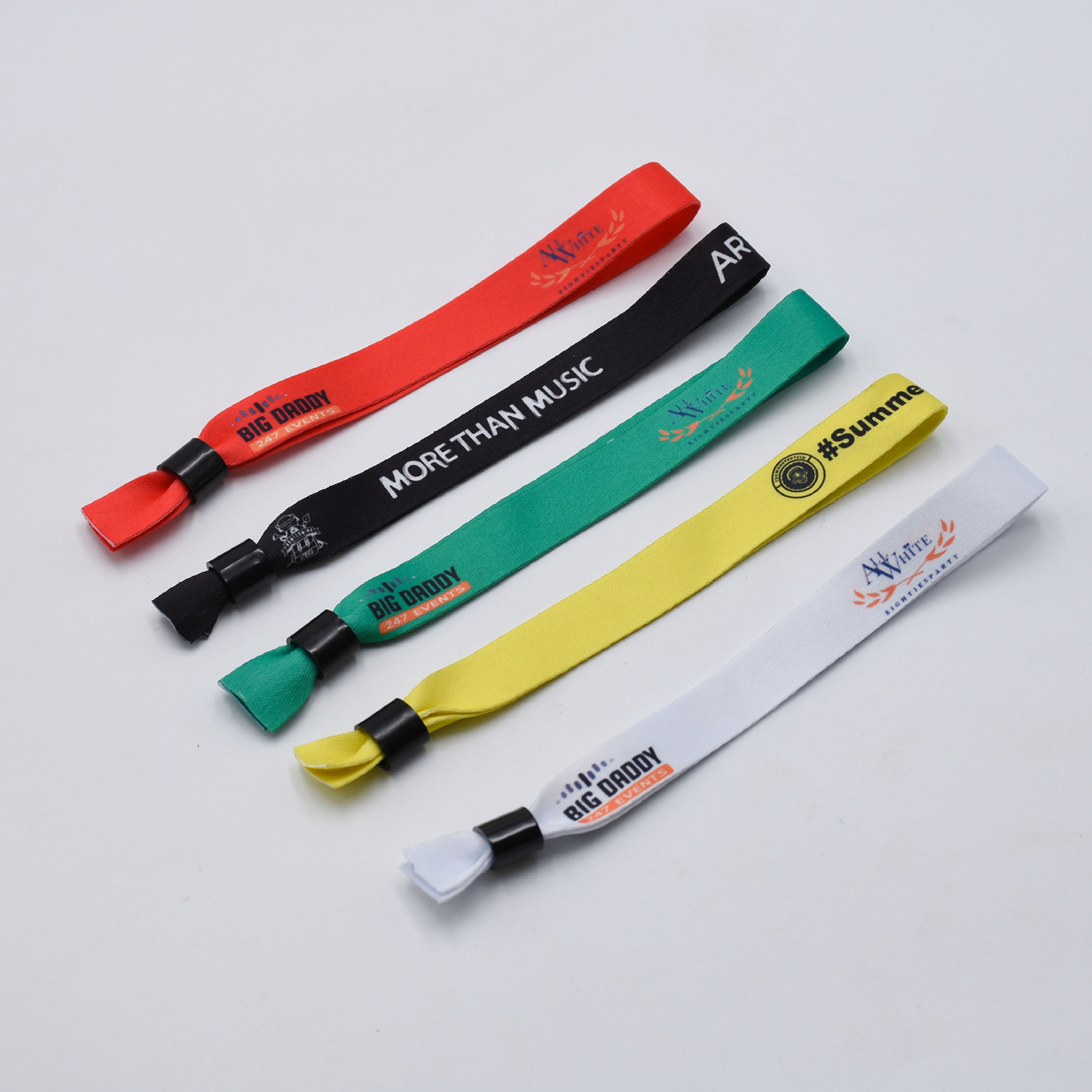 Fabric Wristband with Locking Ball 2