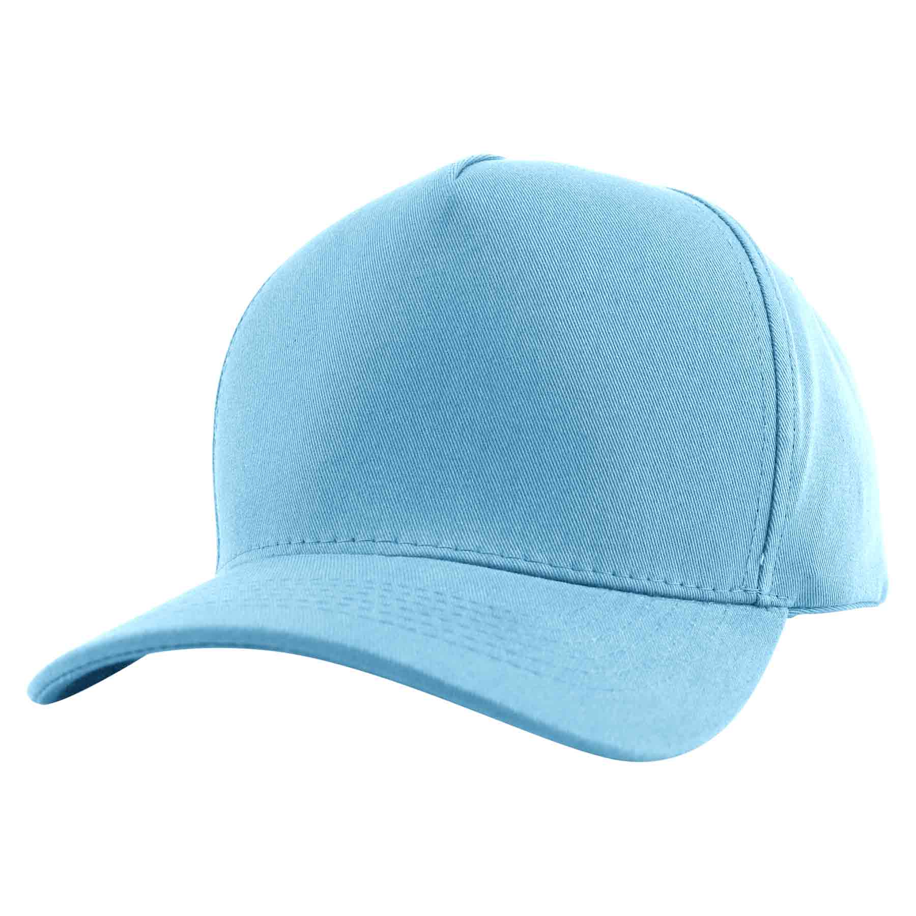Cotton Twill 5 Panel Mid Profile Structured Baseball Cap 10