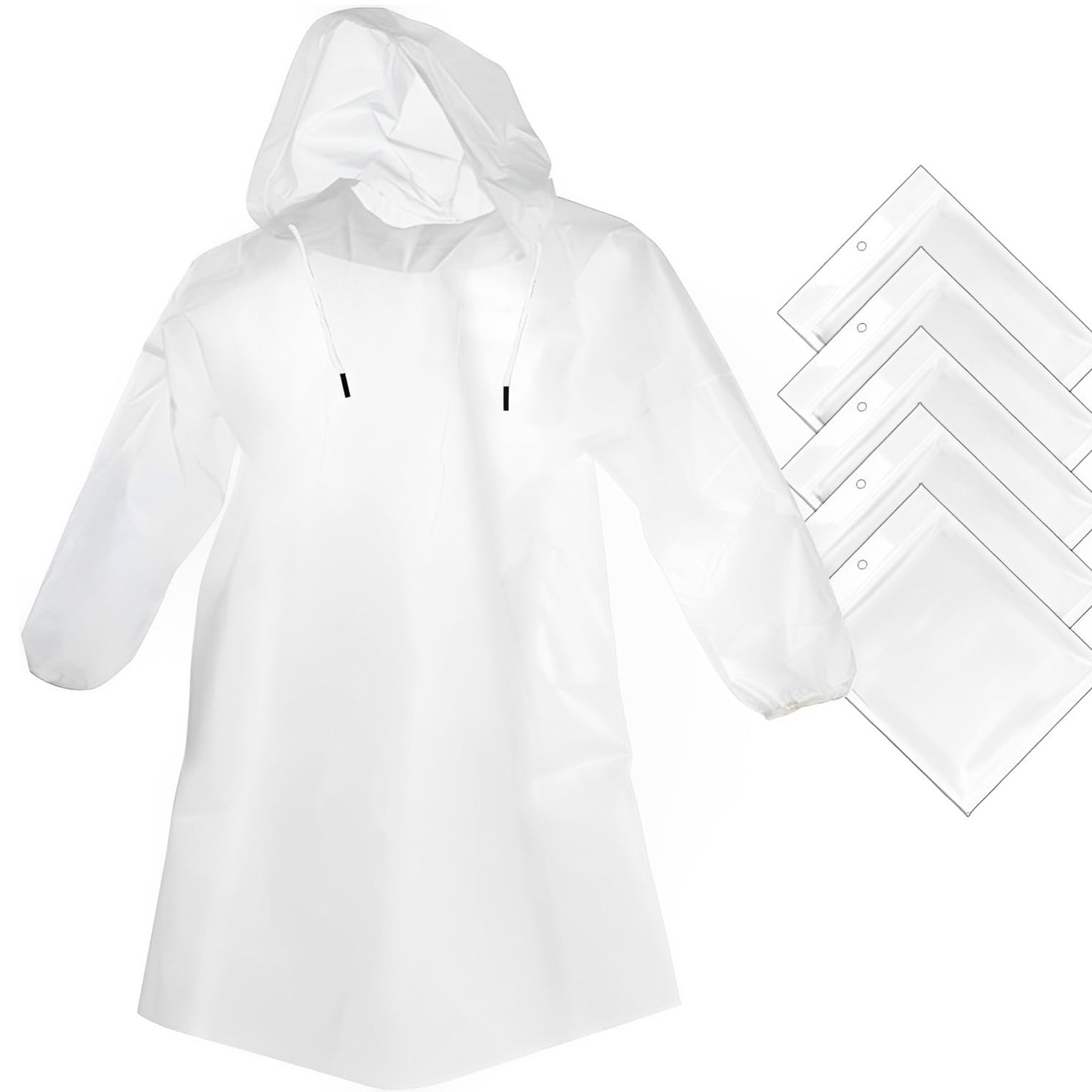 EVA Reusable Rain Poncho 3