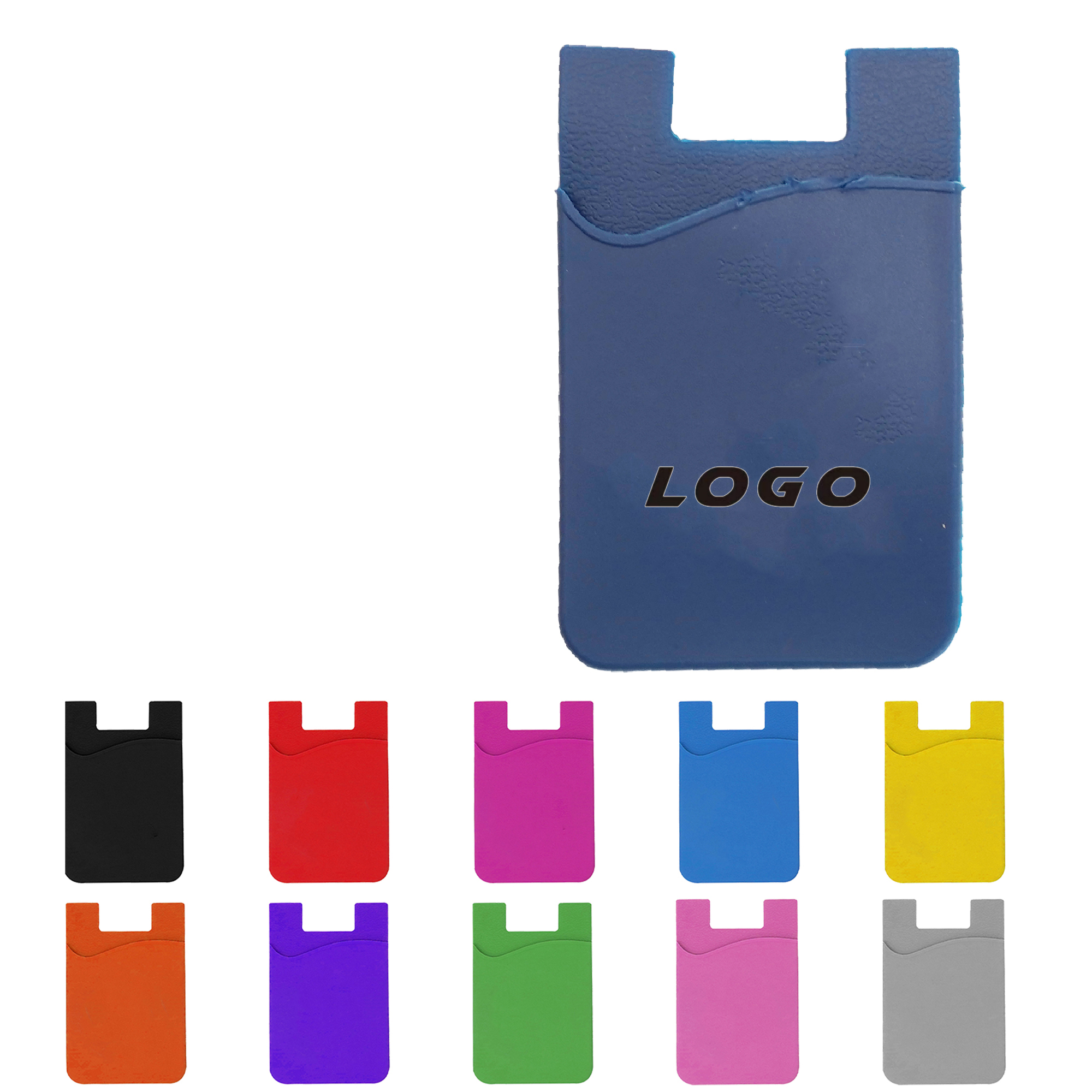 Silicone Phone Card Wallet ?C Pocket for Mobile Phones 2