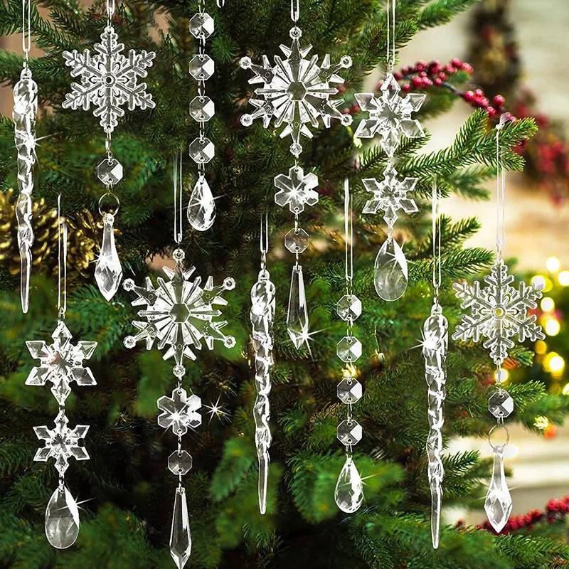 Christmas Snowflake Crystal Lighting 5