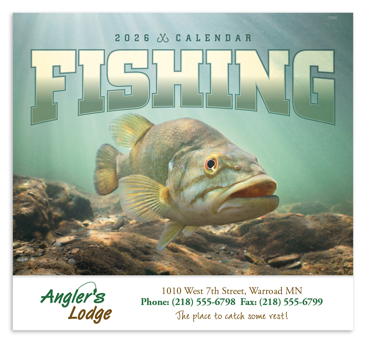 Good Value™ Fishing - Stapled Calendar 37