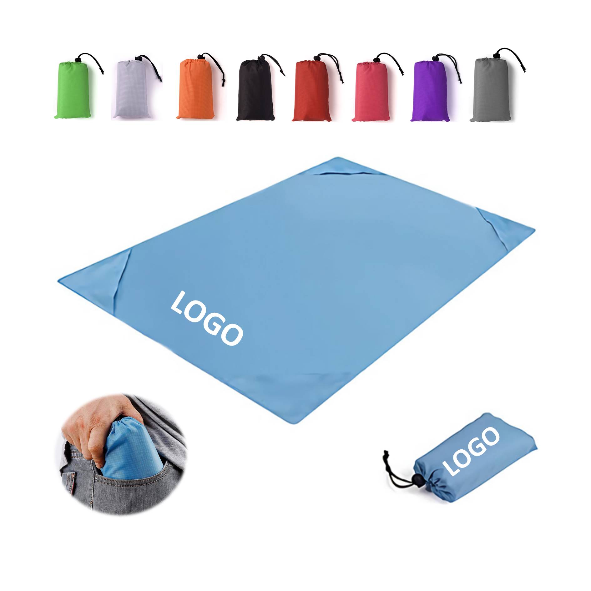 Portable Folding Beach Mat Picnic Blanket 3