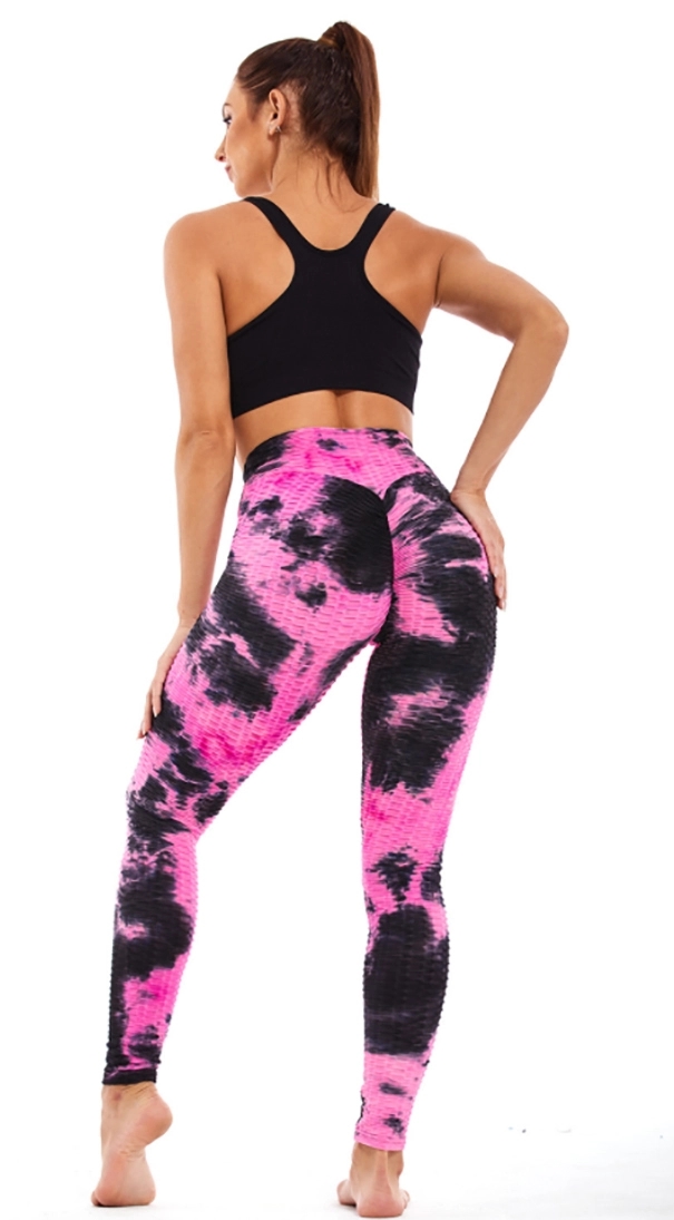 Women's tie-dye yoga pants 13