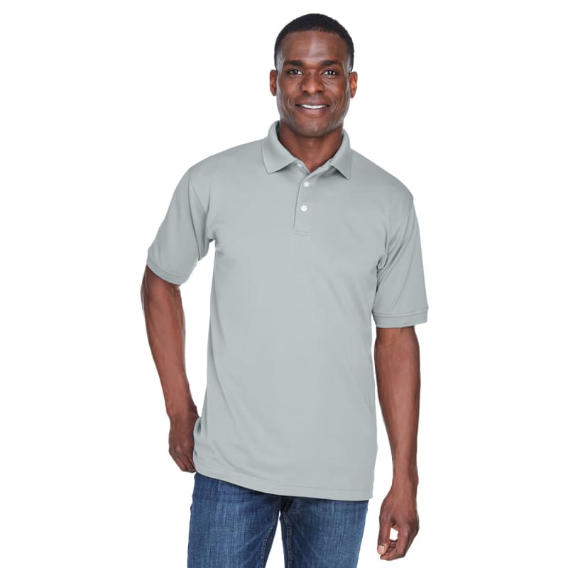 UltraClub Men's Platinum Performance Piqué Polo With TempControl Technology 3