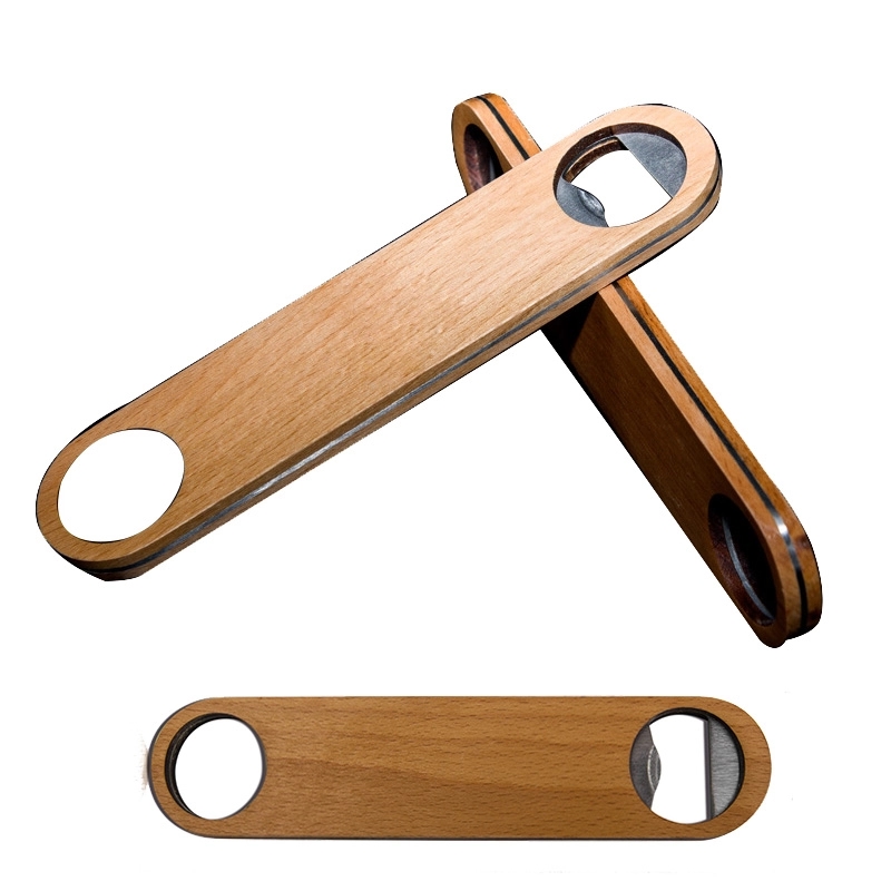 Wood Handle Bottle Opener 1
